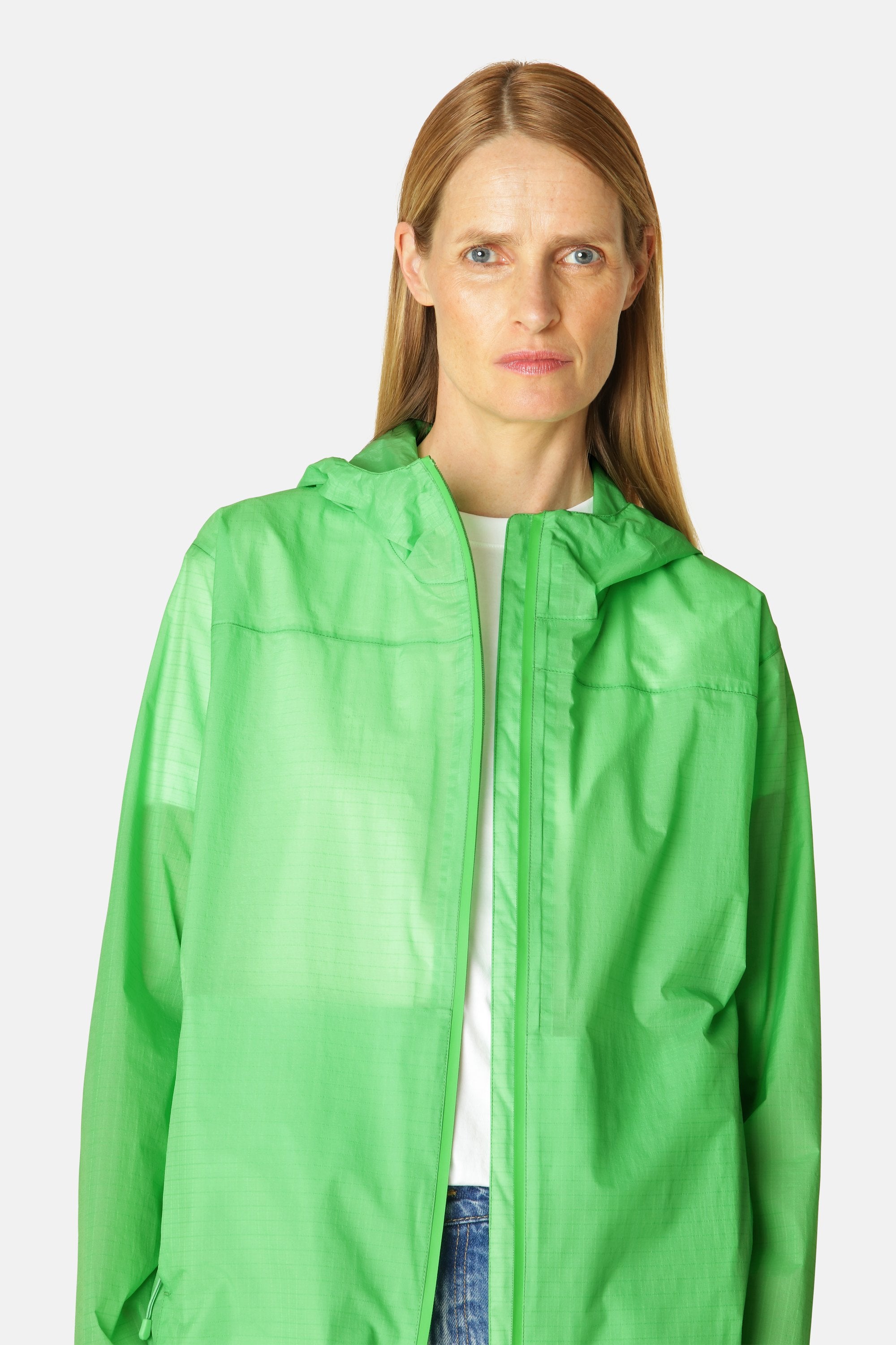 Windbreaker Rain Jacket - Bright Green