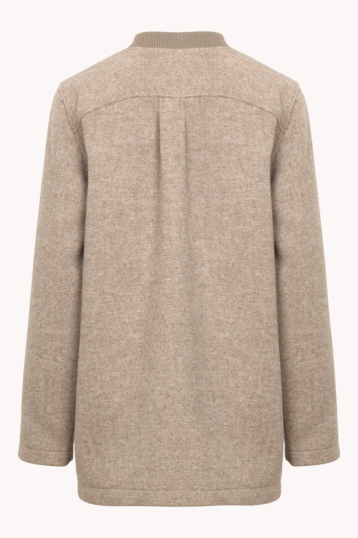 Mid-Length Zip Jacket - Greige