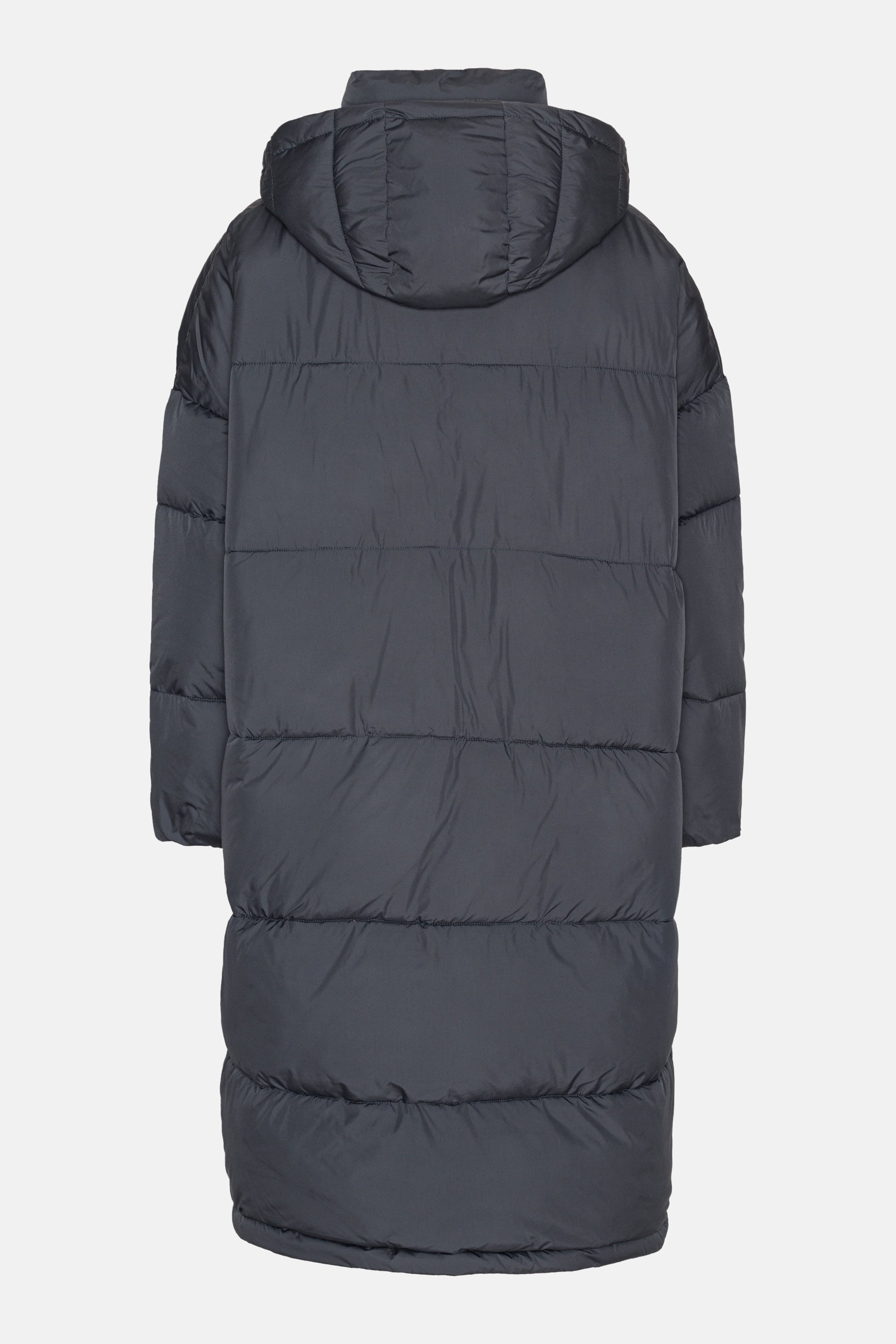 Long Padded Coat - Ombre Blue