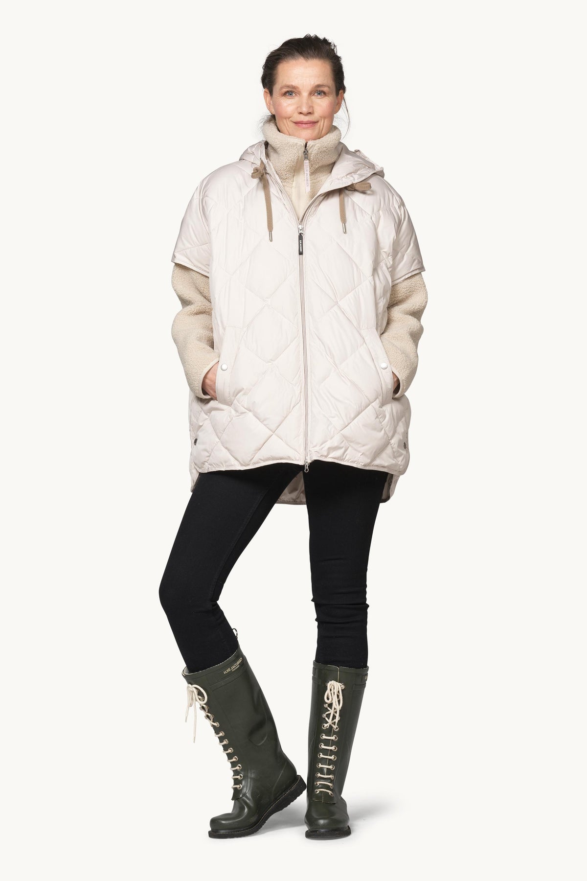 Padded Vest - Silver Grey