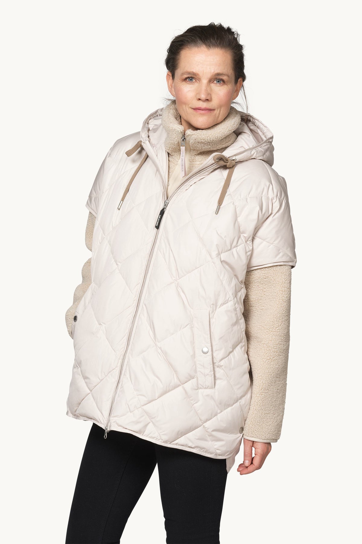 Padded Vest - Silver Grey