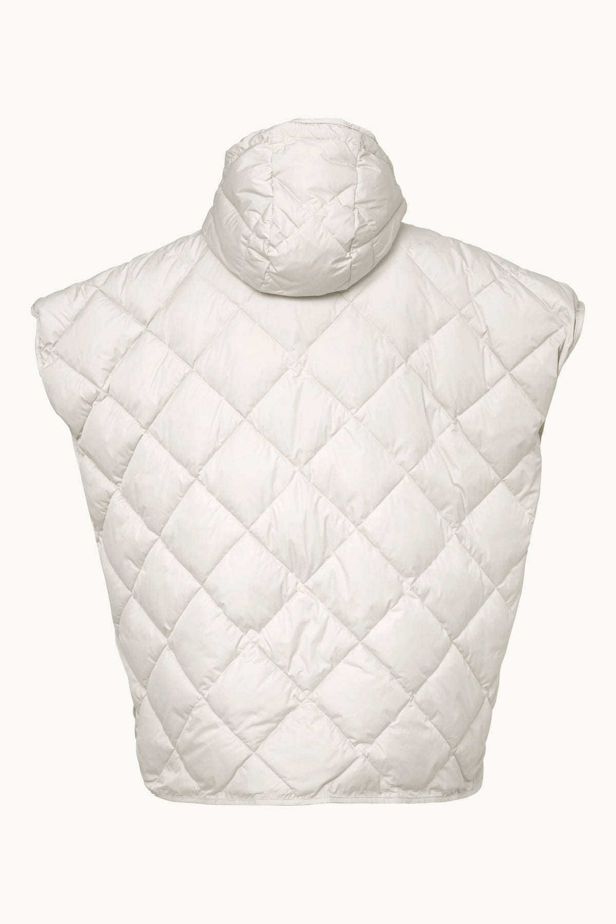 Padded Vest - Silver Grey