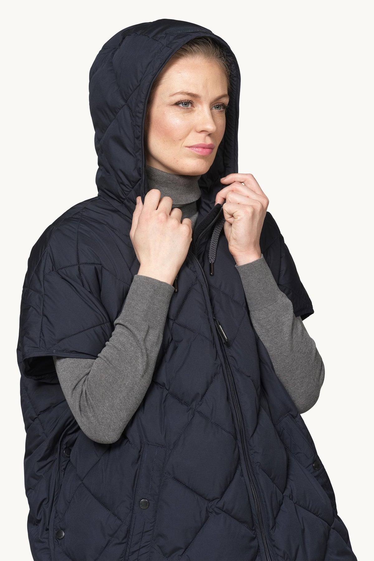 Padded Vest - Dark Indigo