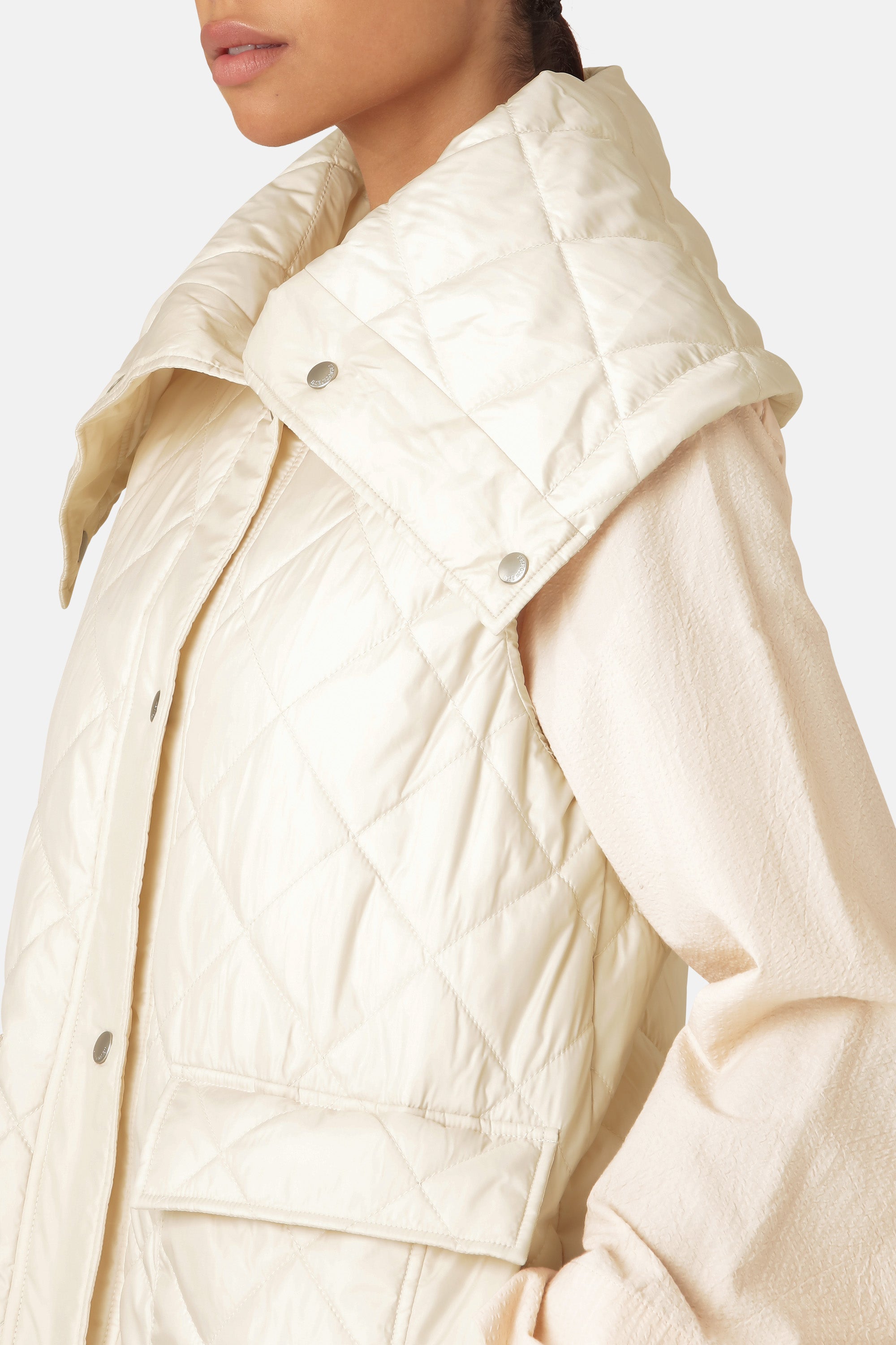 Ilse Jacobsen Hornbæk Outerwear Padded Vest Vest 102 Whitecap