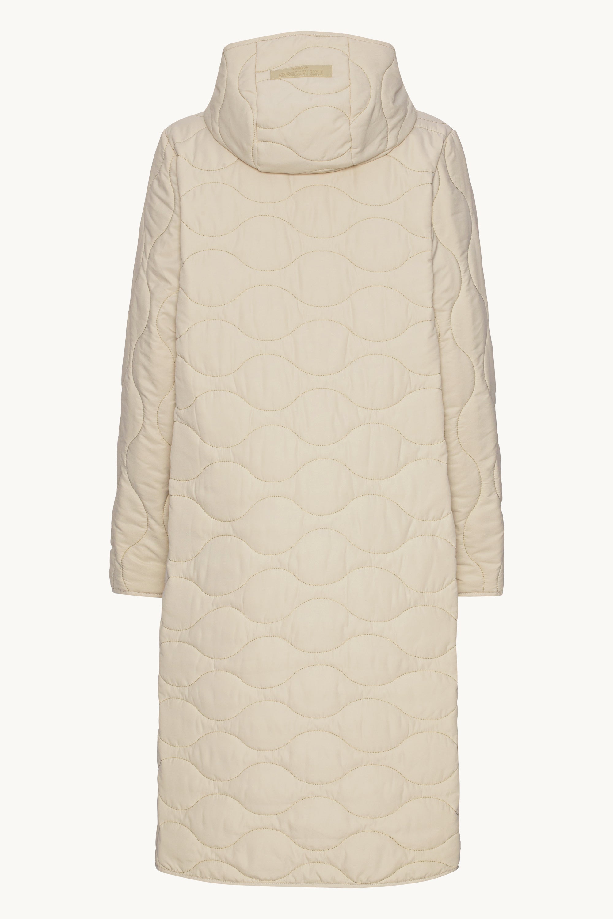 Long Quilt Coat - Light Sand