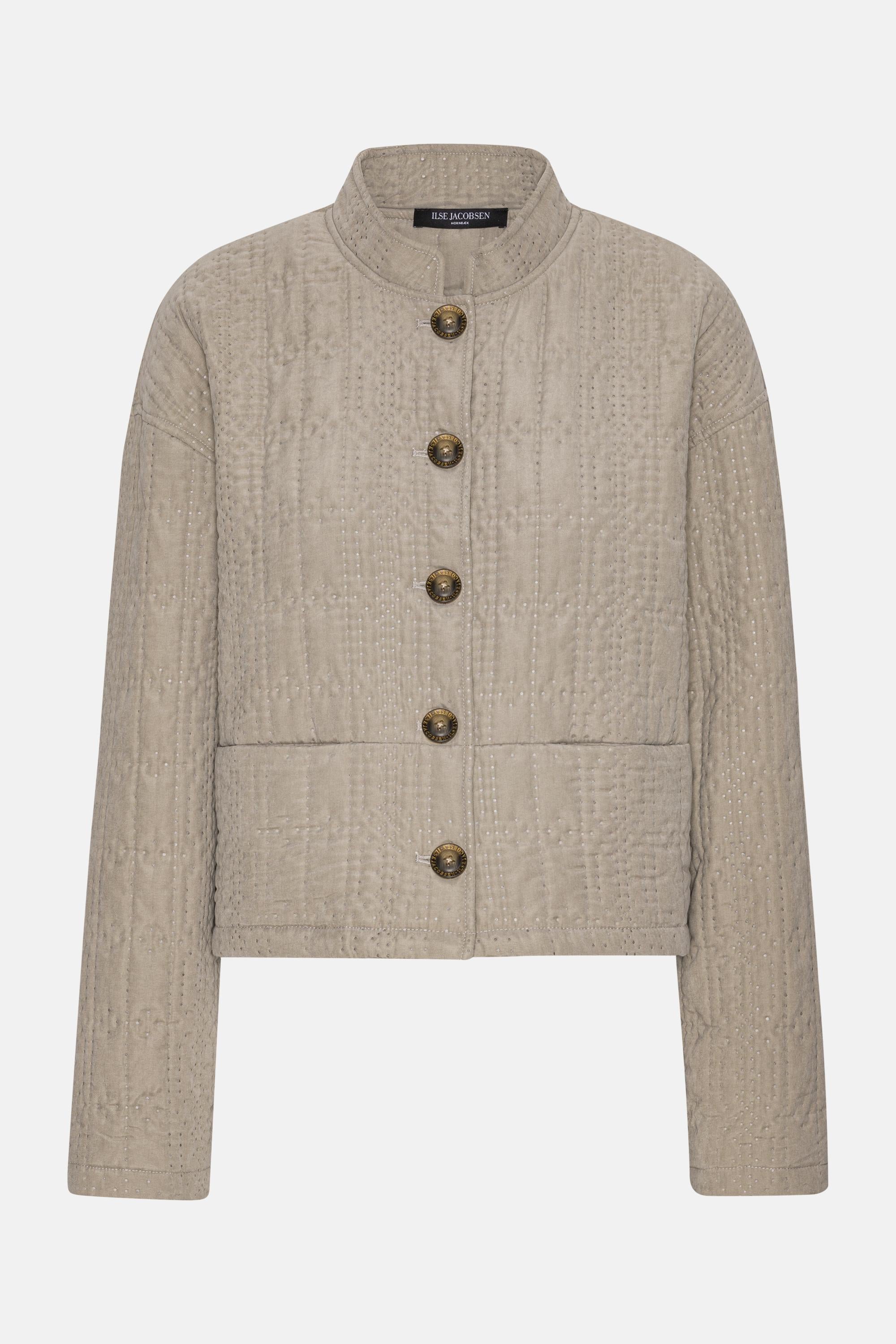 Short Quilt Jacket - Greige