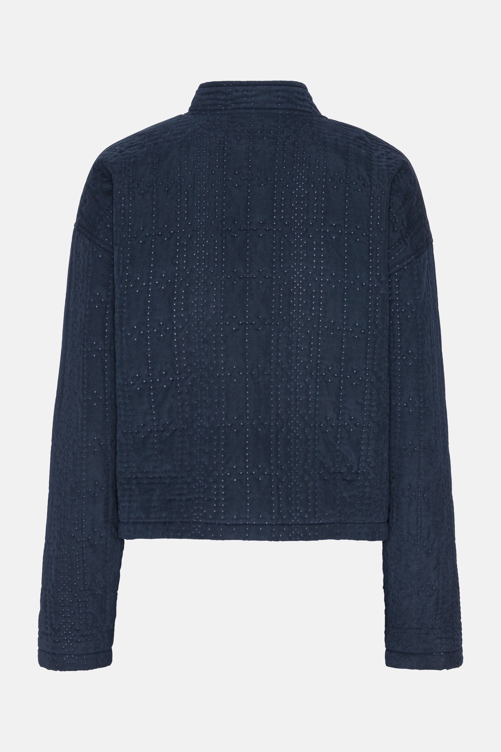 Short Quilt Jacket - Dark Indigo