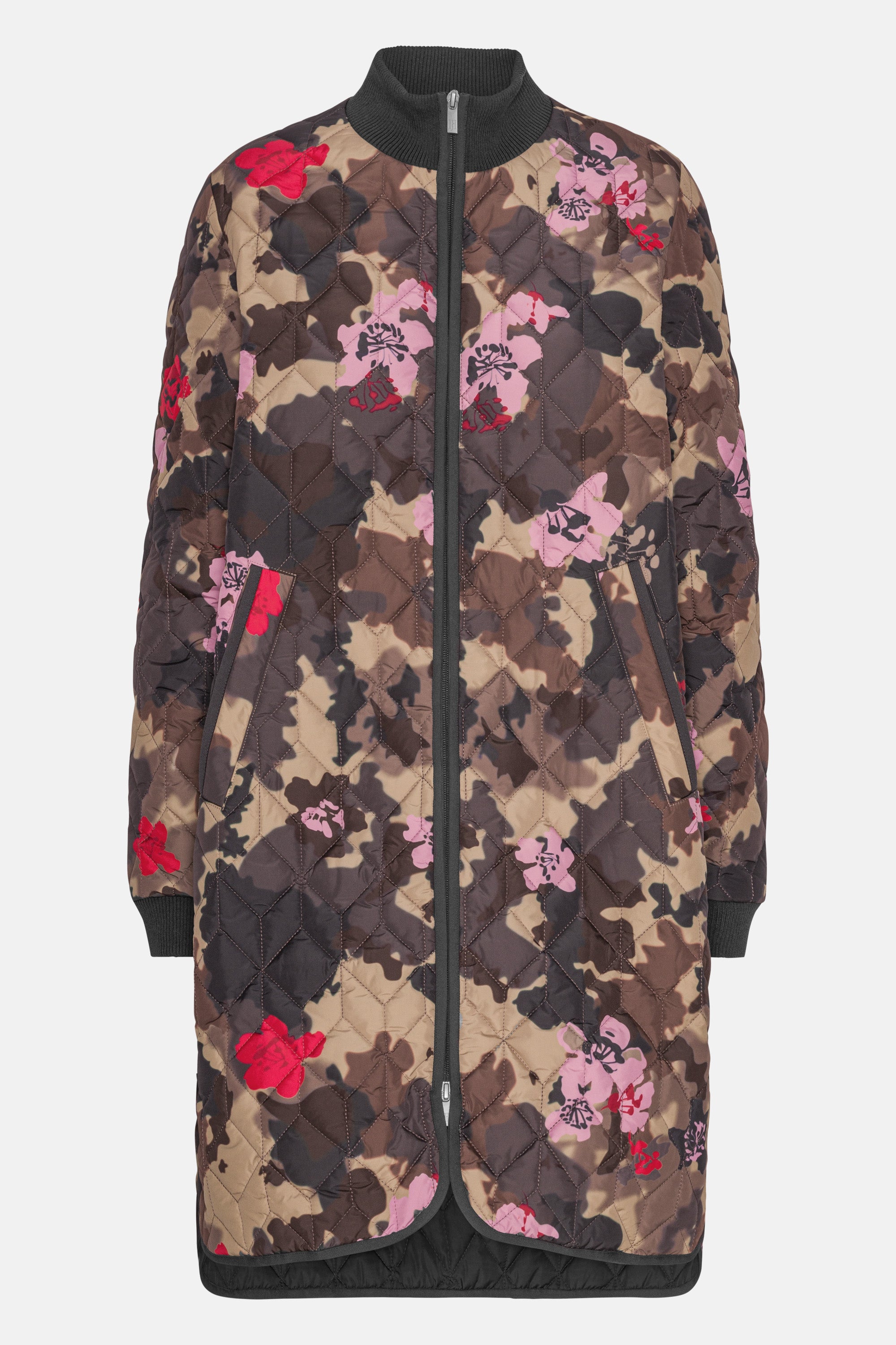 Ilse Jacobsen Hornbæk Outerwear Quilt Coat Coat 799 Floral Camo