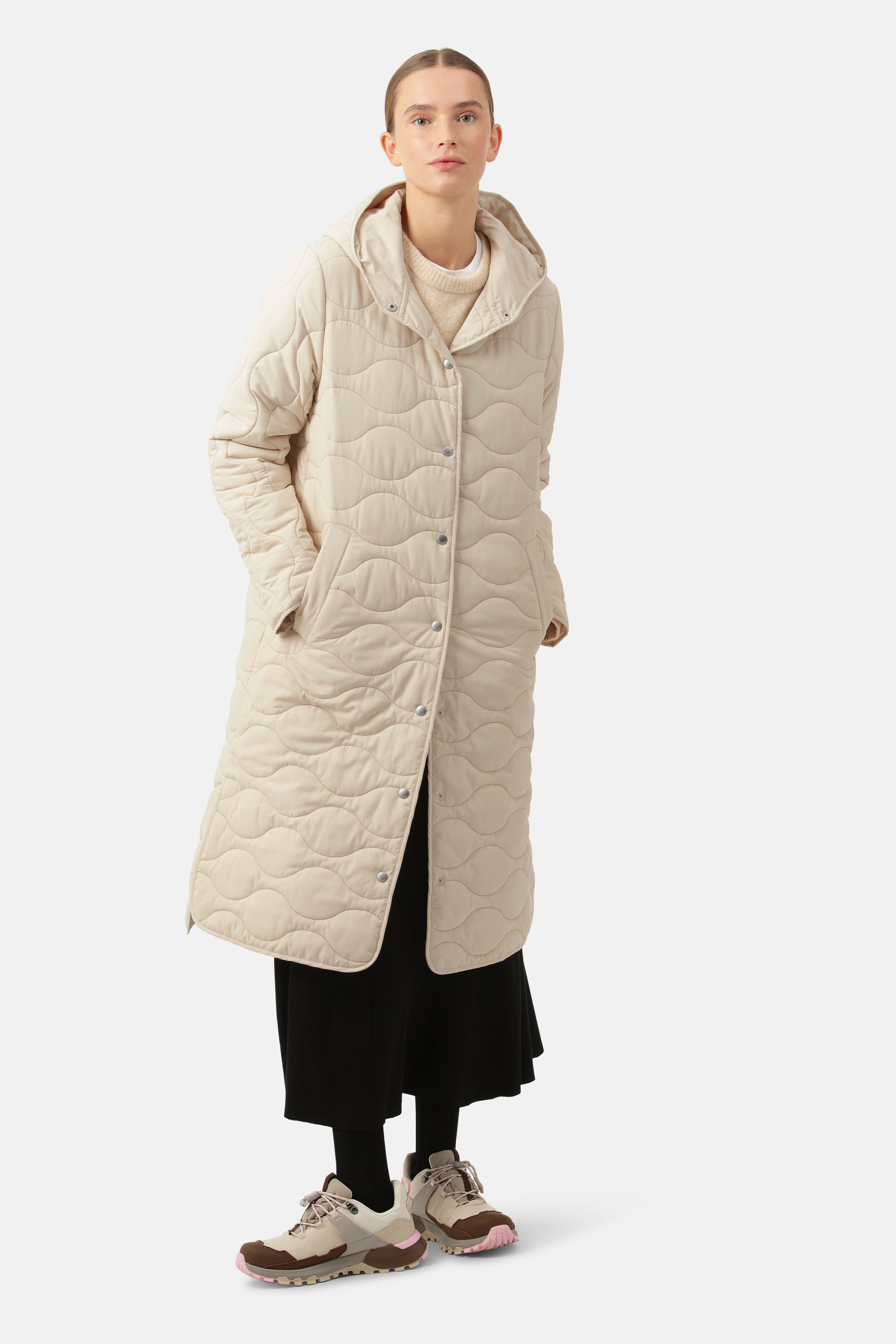 Ilse Jacobsen Hornbæk Outerwear Quilt Coat Coat 112 Light Sand
