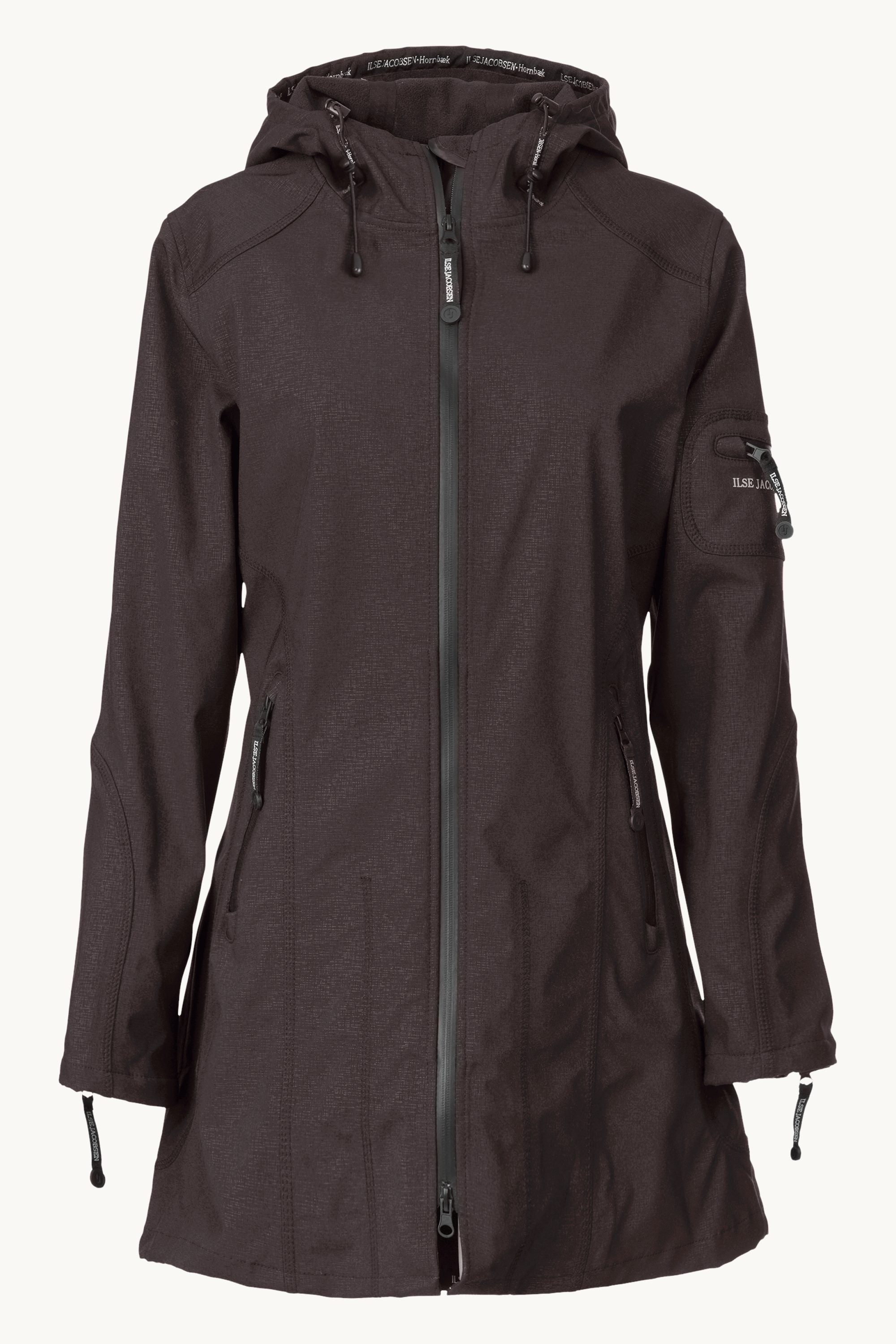 ILSE JACOBSEN ブラックレインコート38 Long Rain Jacket – Hill's Dry Goods
