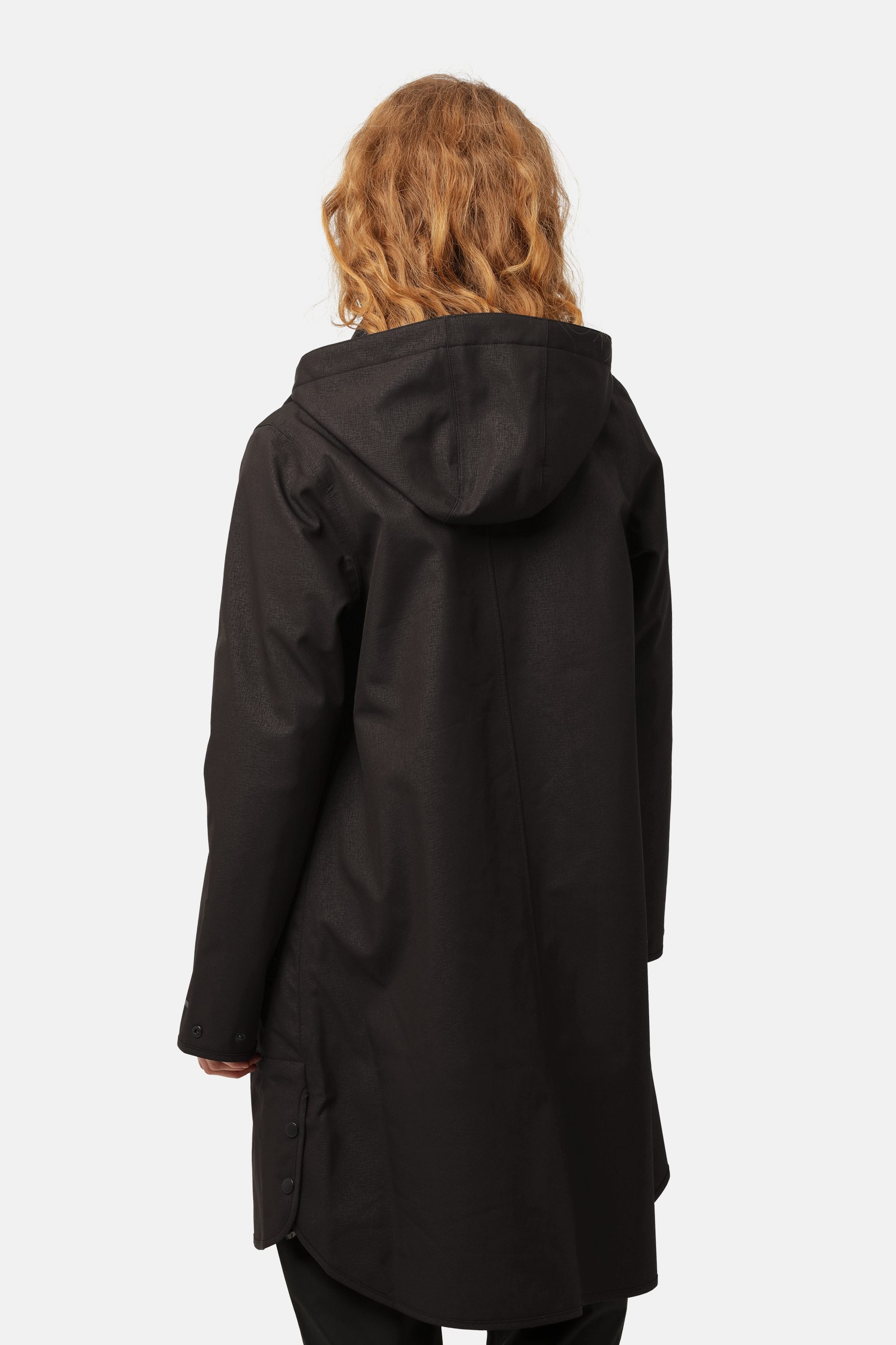Softshell Raincoat A-line - Black