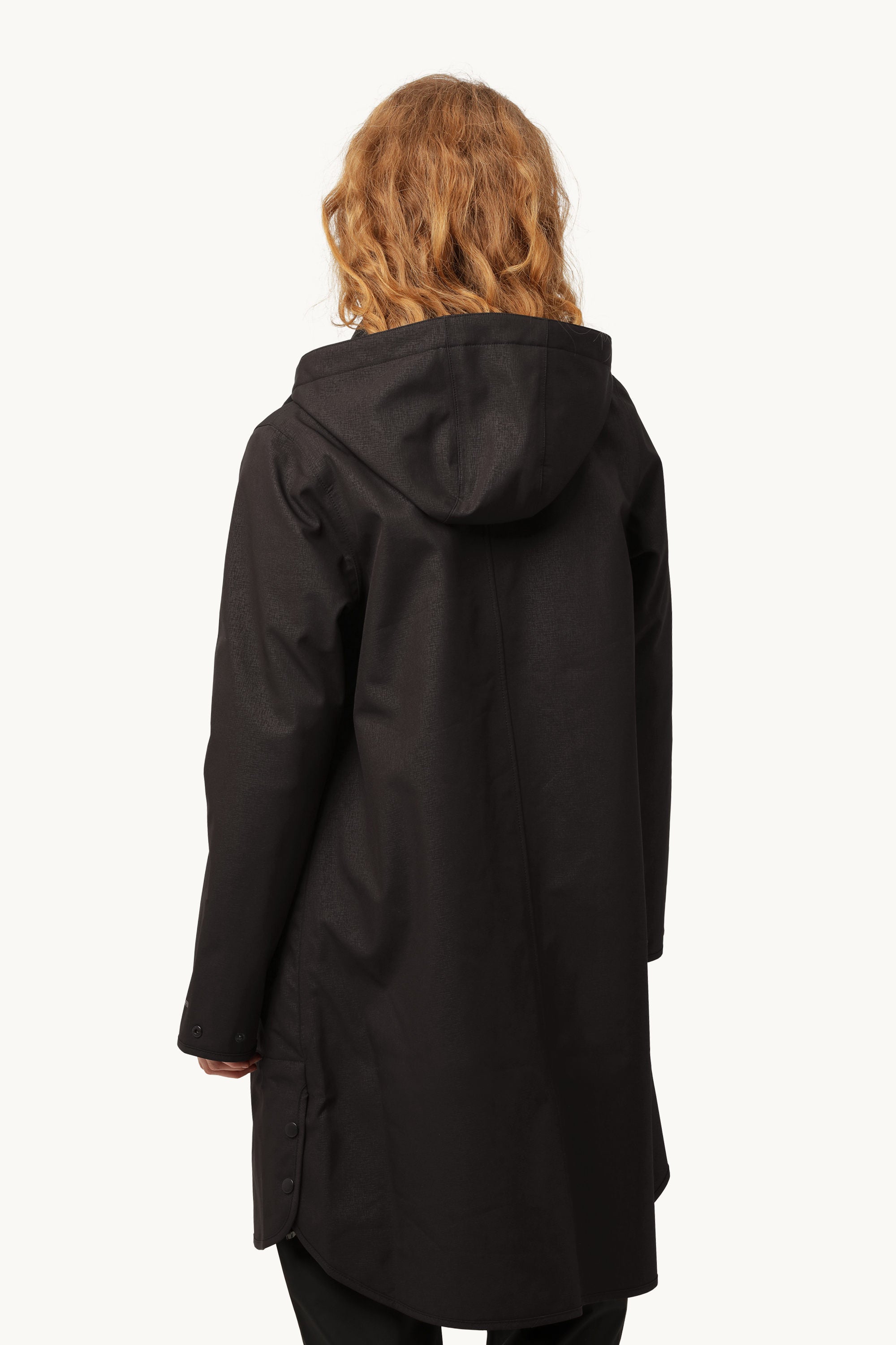 Softshell Raincoat A-line - Black