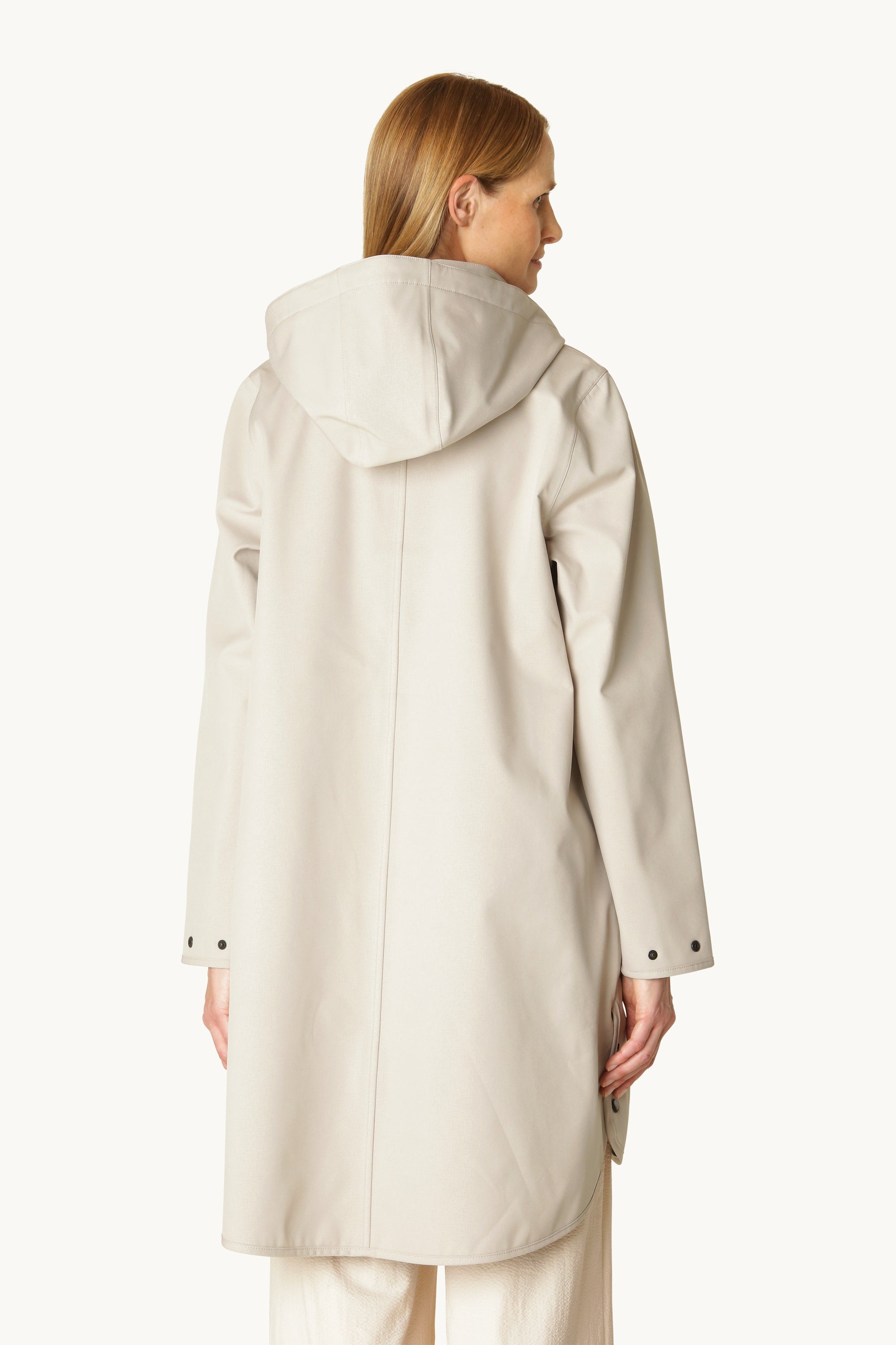 Softshell Raincoat A-line - Chateau Gray