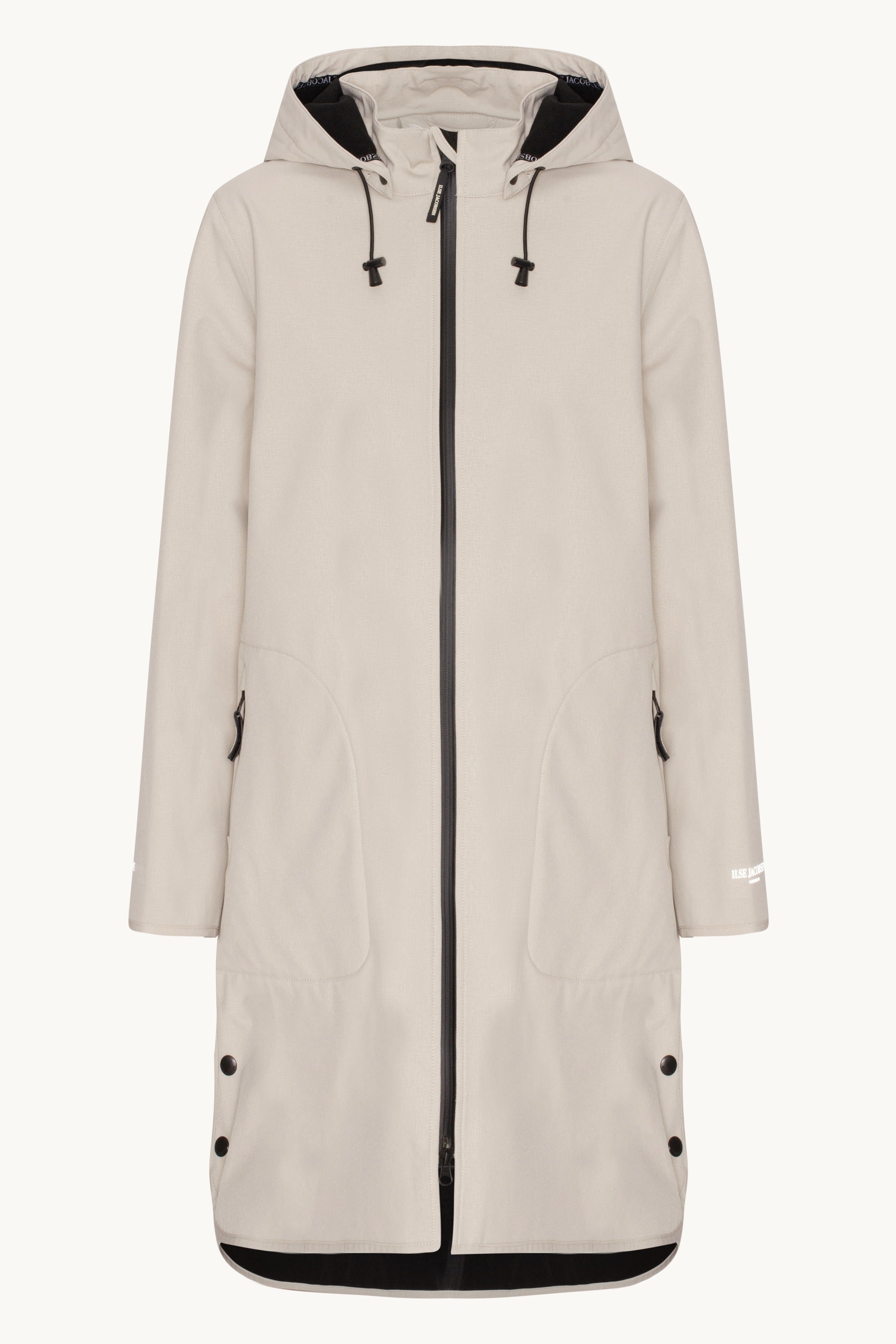 Softshell Raincoat A-line - Chateau Gray