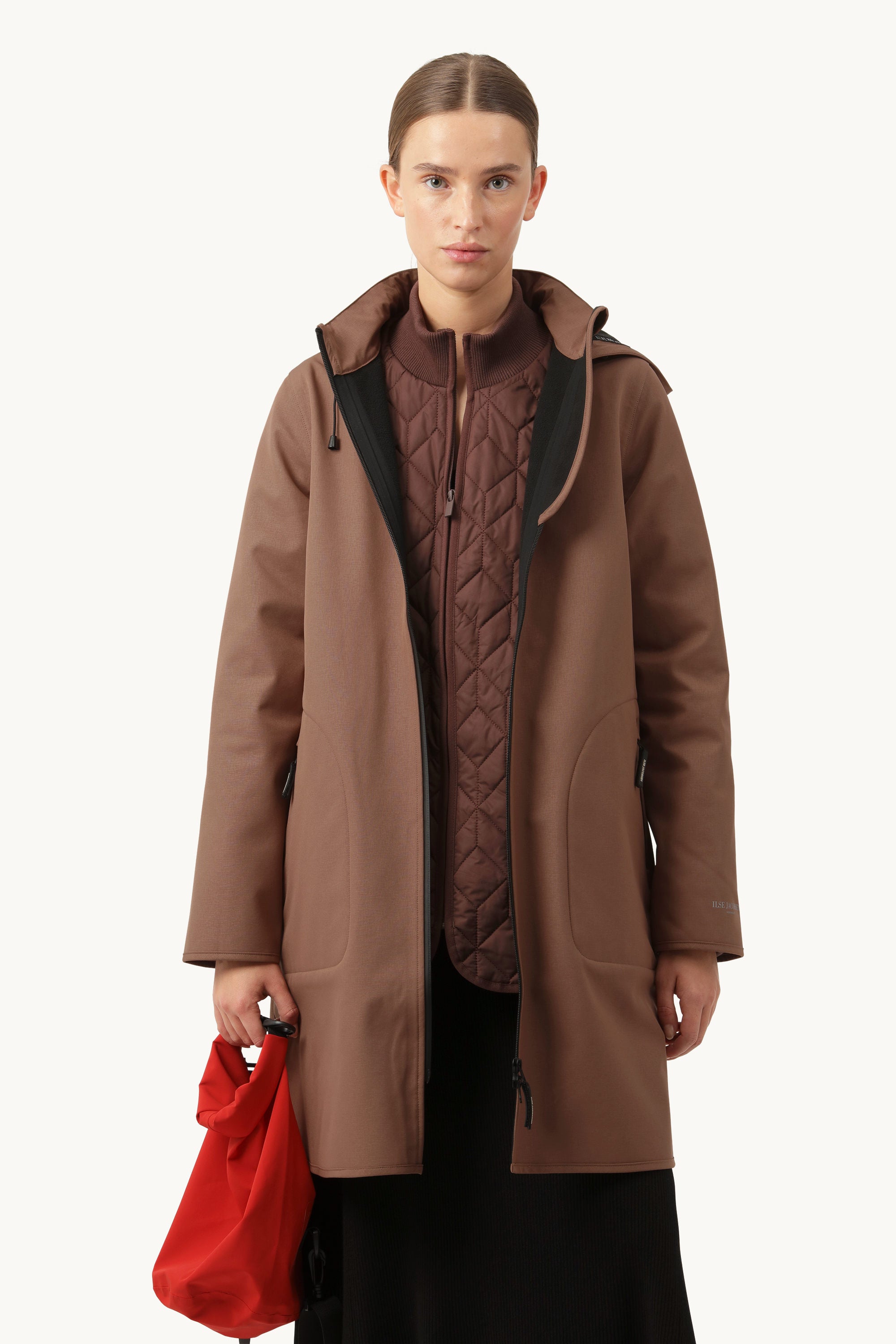 Softshell Raincoat A-line - Acorn