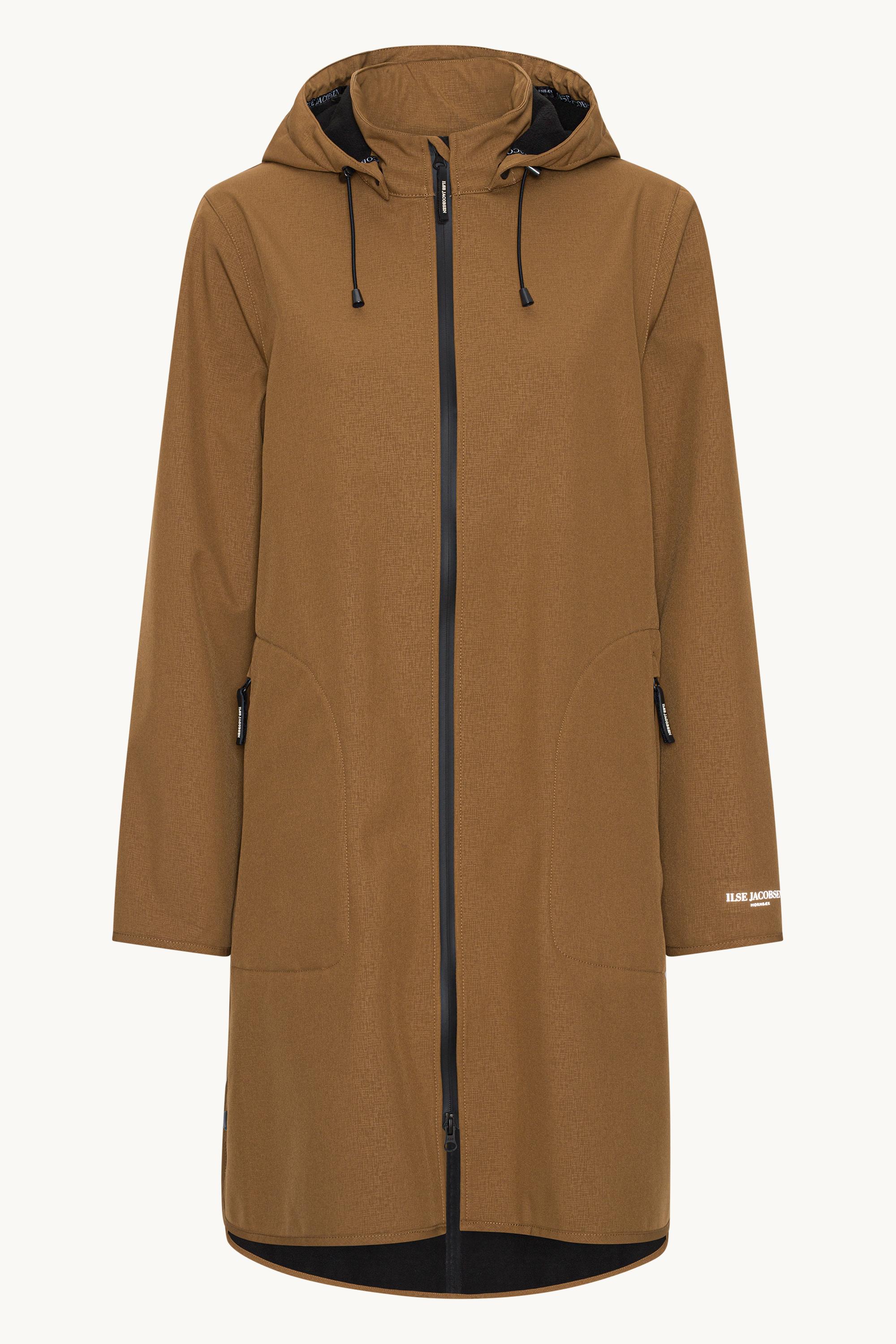 Softshell Raincoat A-line - Walnut