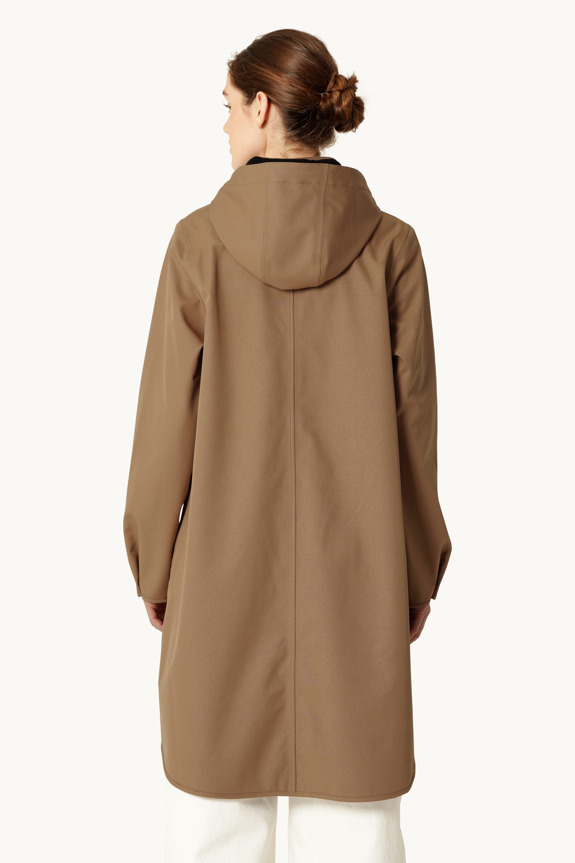 Softshell Raincoat A-Line - Mocca