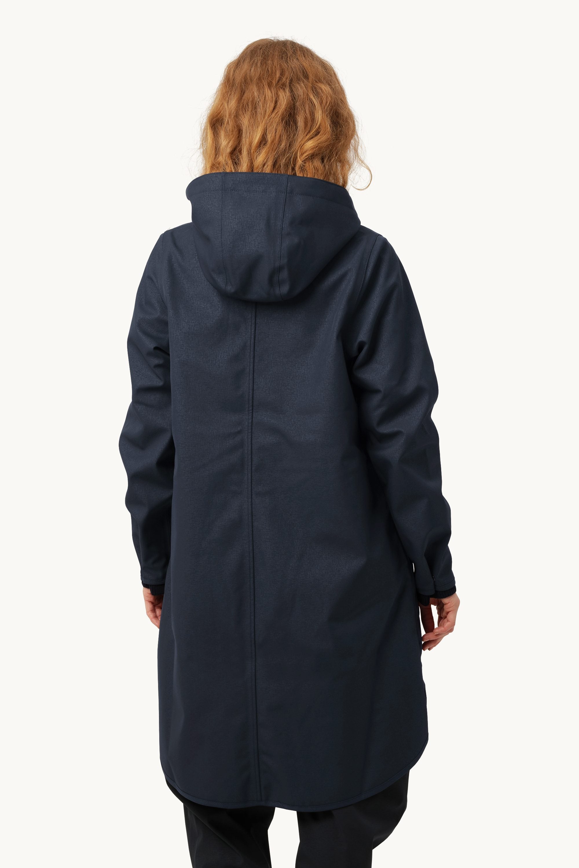 Softshell Raincoat A-line - Dark Indigo