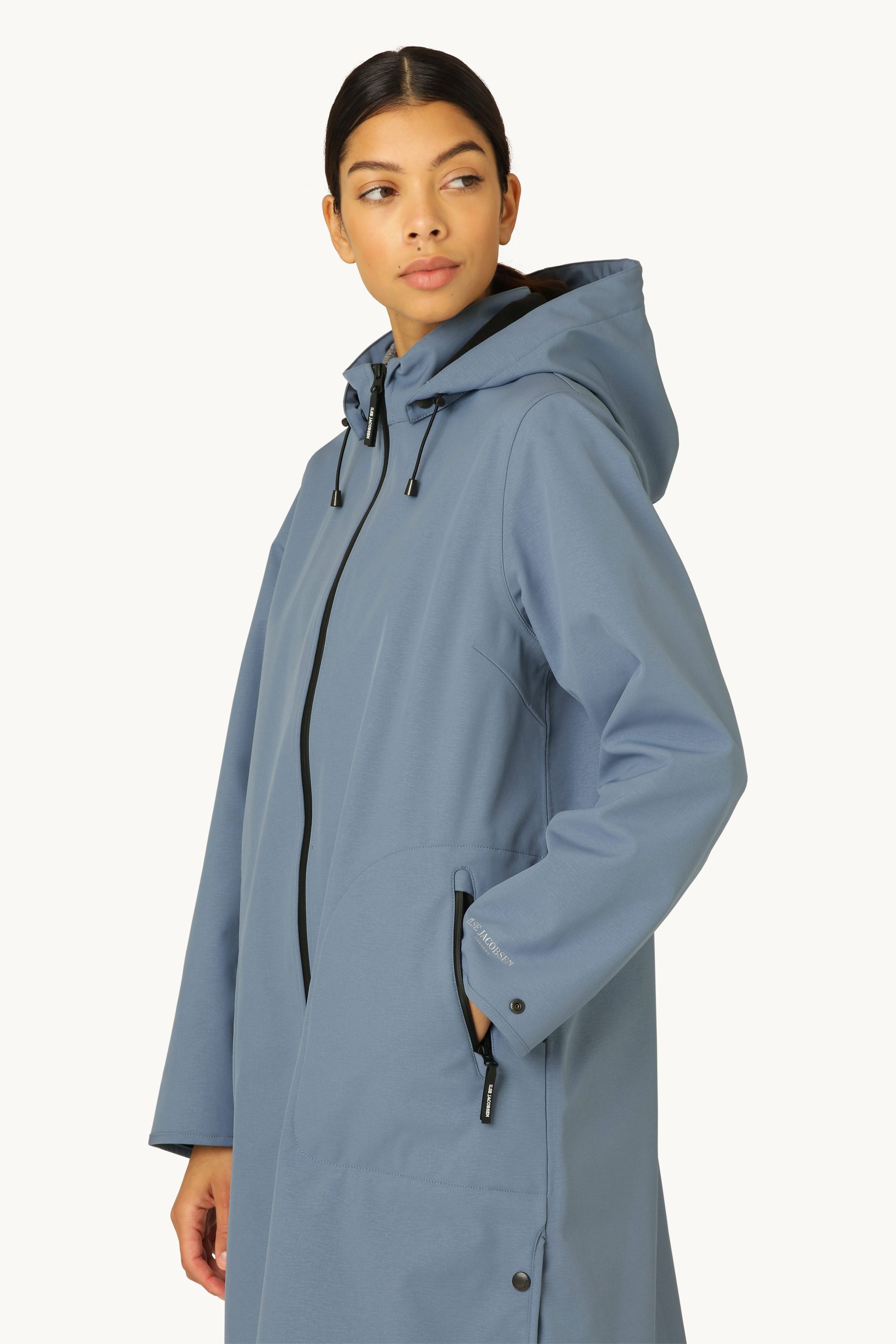 Softshell Raincoat A-line - Winter Ocean