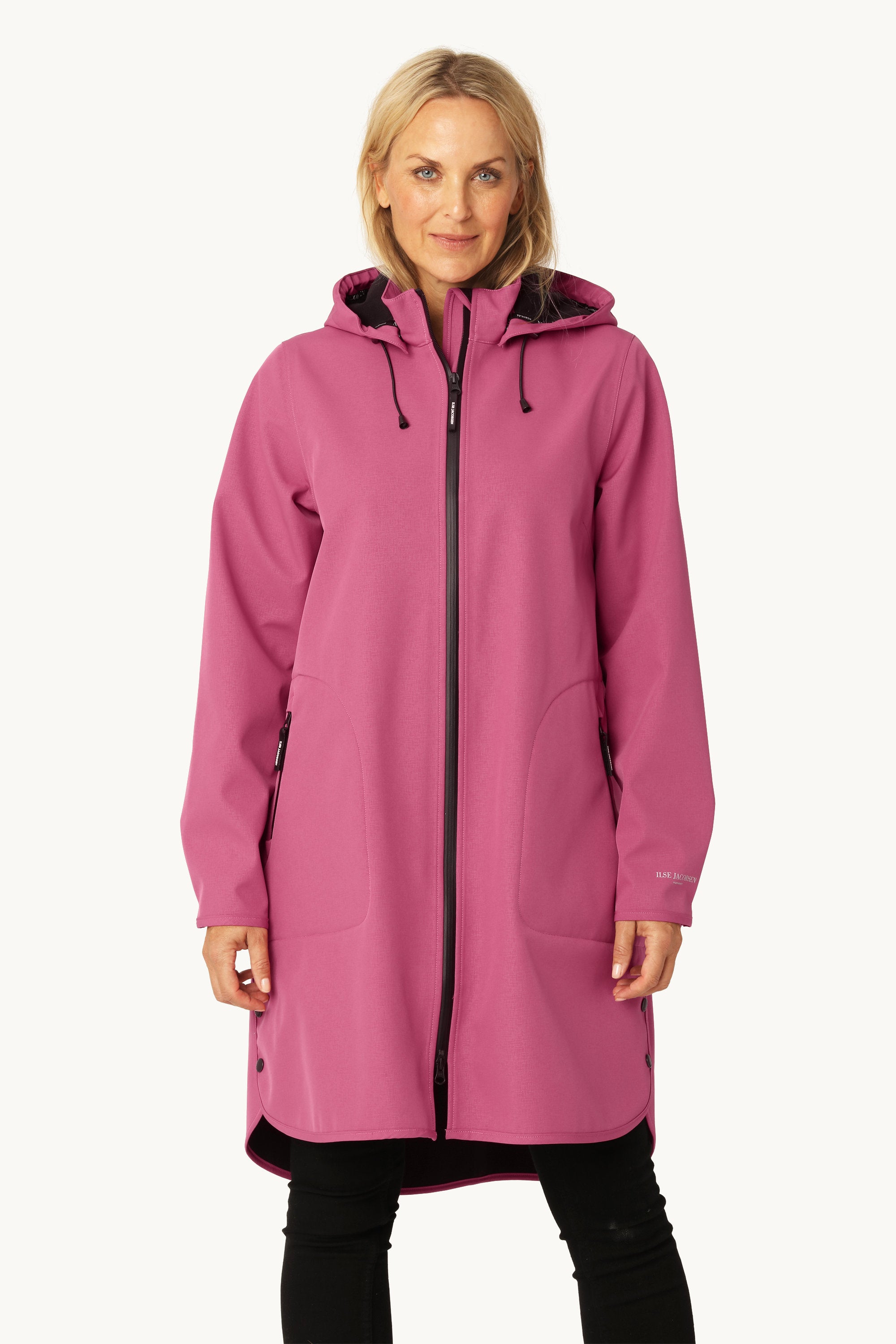 Softshell Raincoat A-line - Magenta Haze