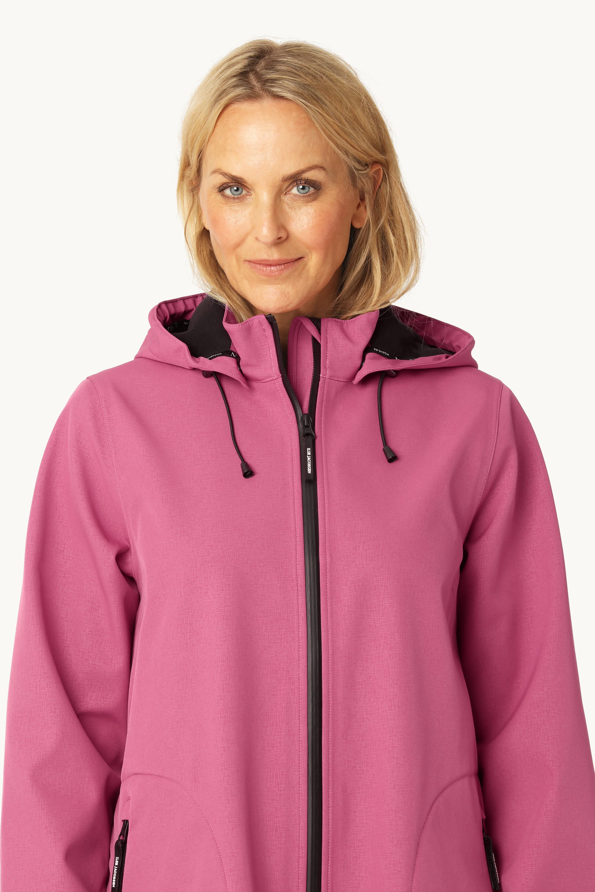 Softshell Raincoat A-line - Magenta Haze
