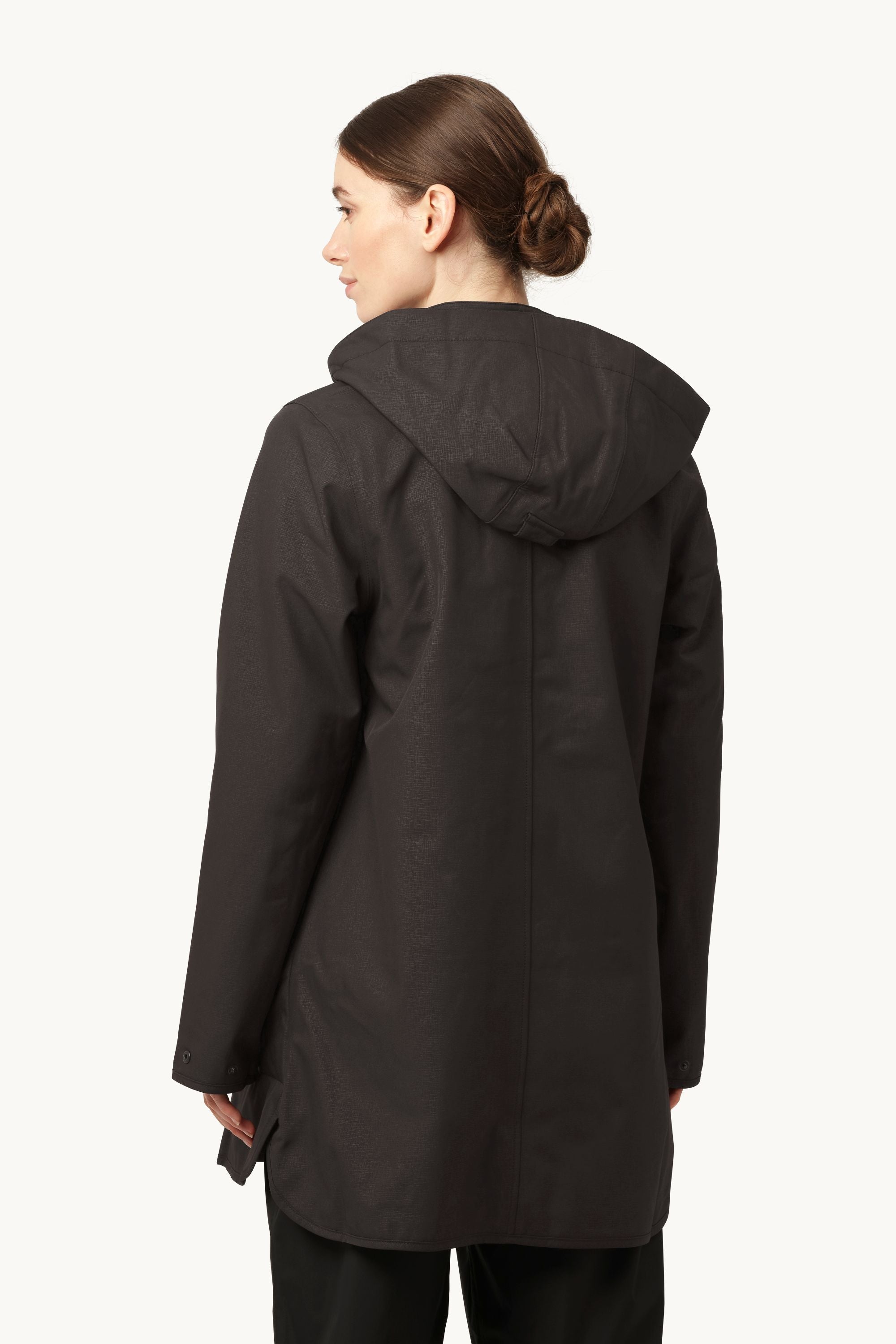 Softshell Raincoat A-line - Black