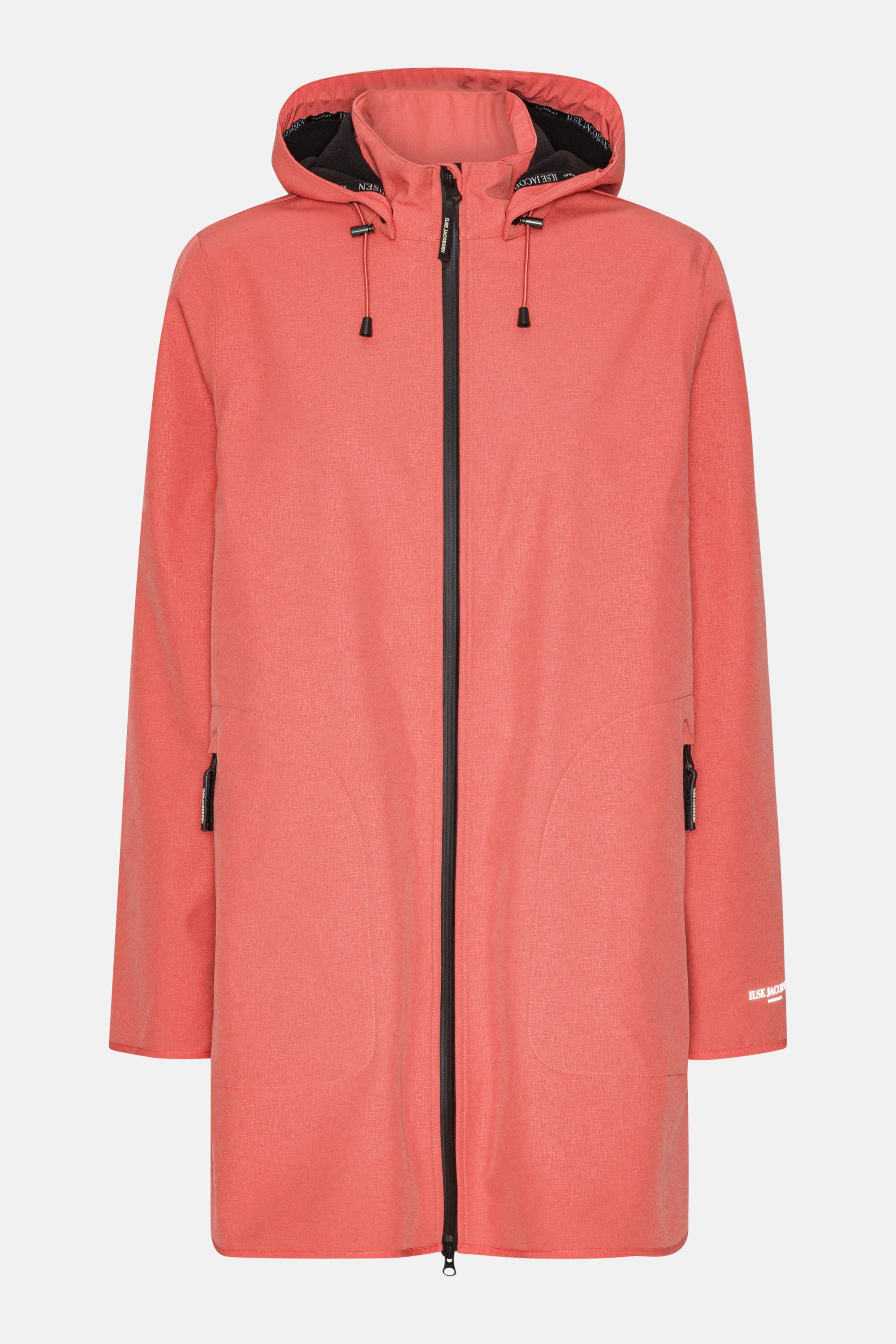 Softshell Raincoat A-line - Spiced Coral