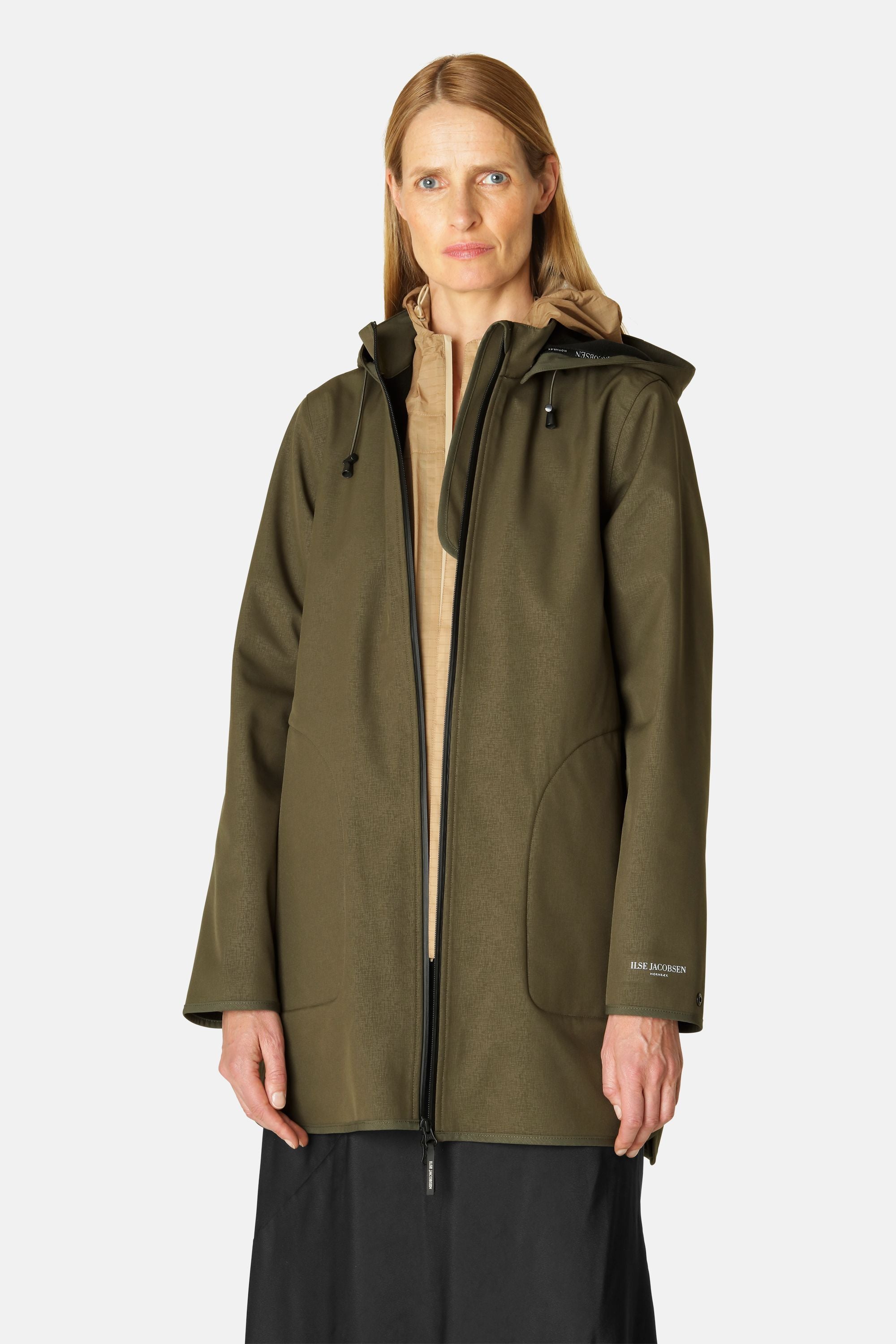 Softshell Raincoat A-line - Army