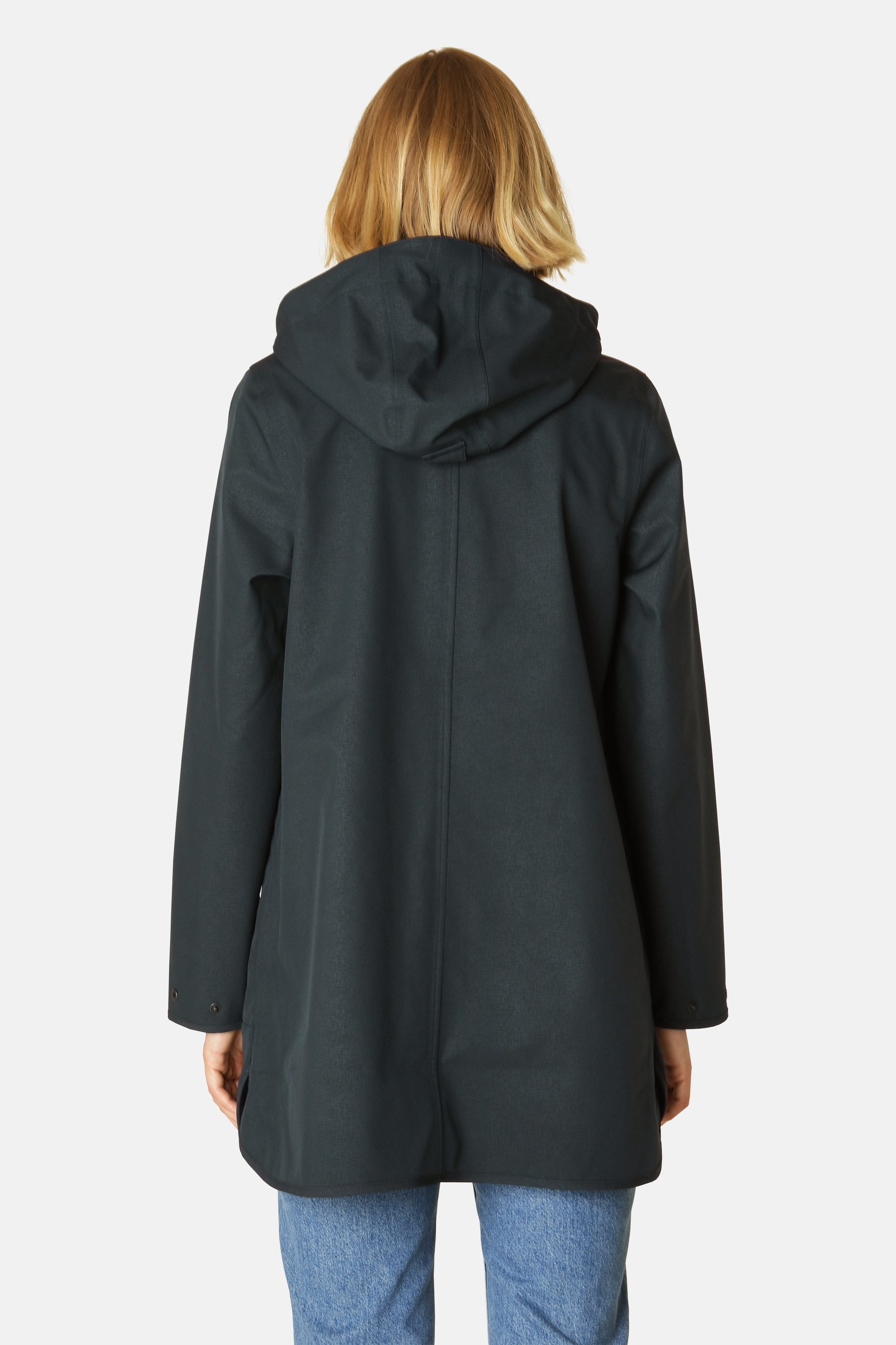 Softshell Raincoat A-line - Dark Indigo