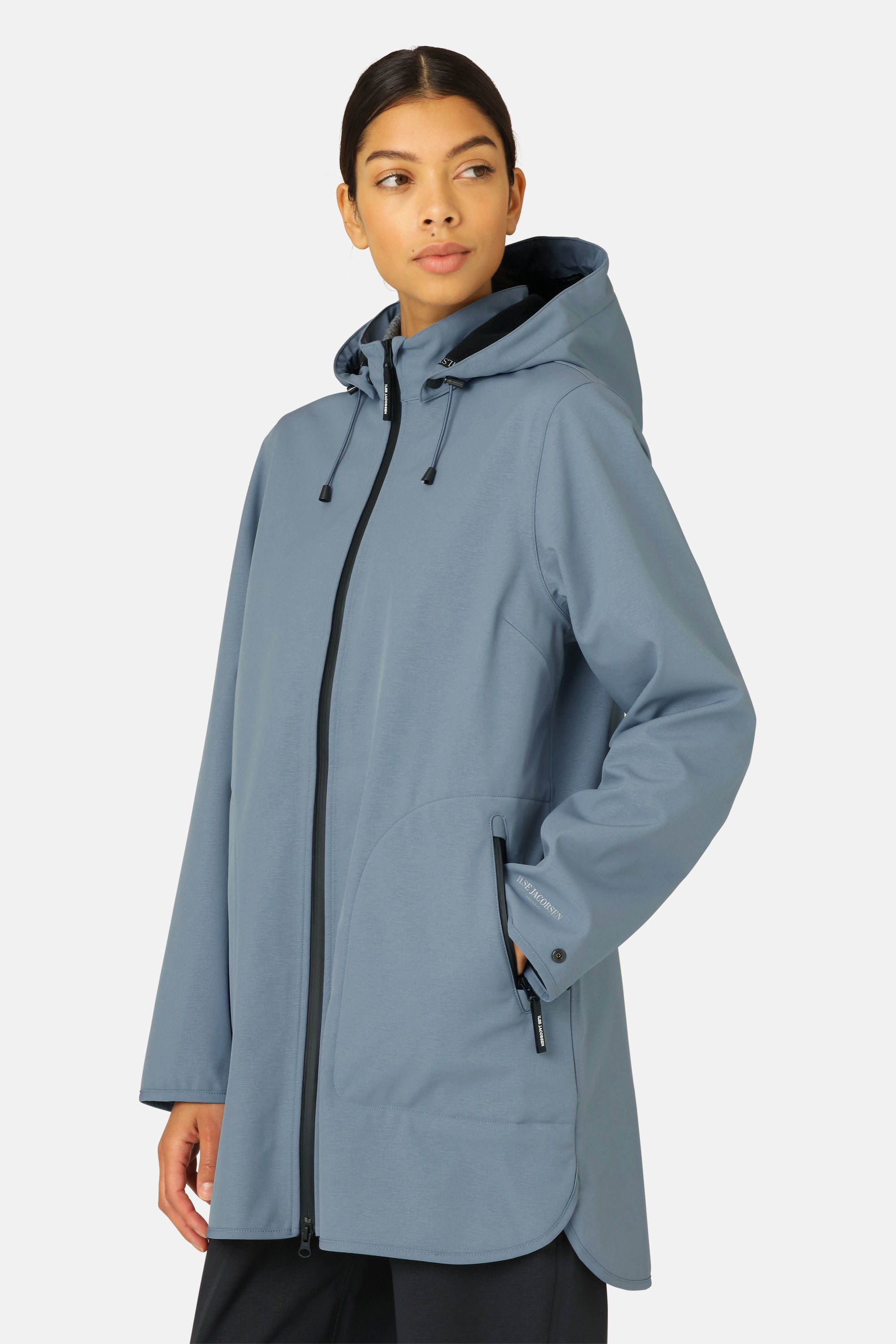 Softshell Raincoat A-line - Winter Ocean