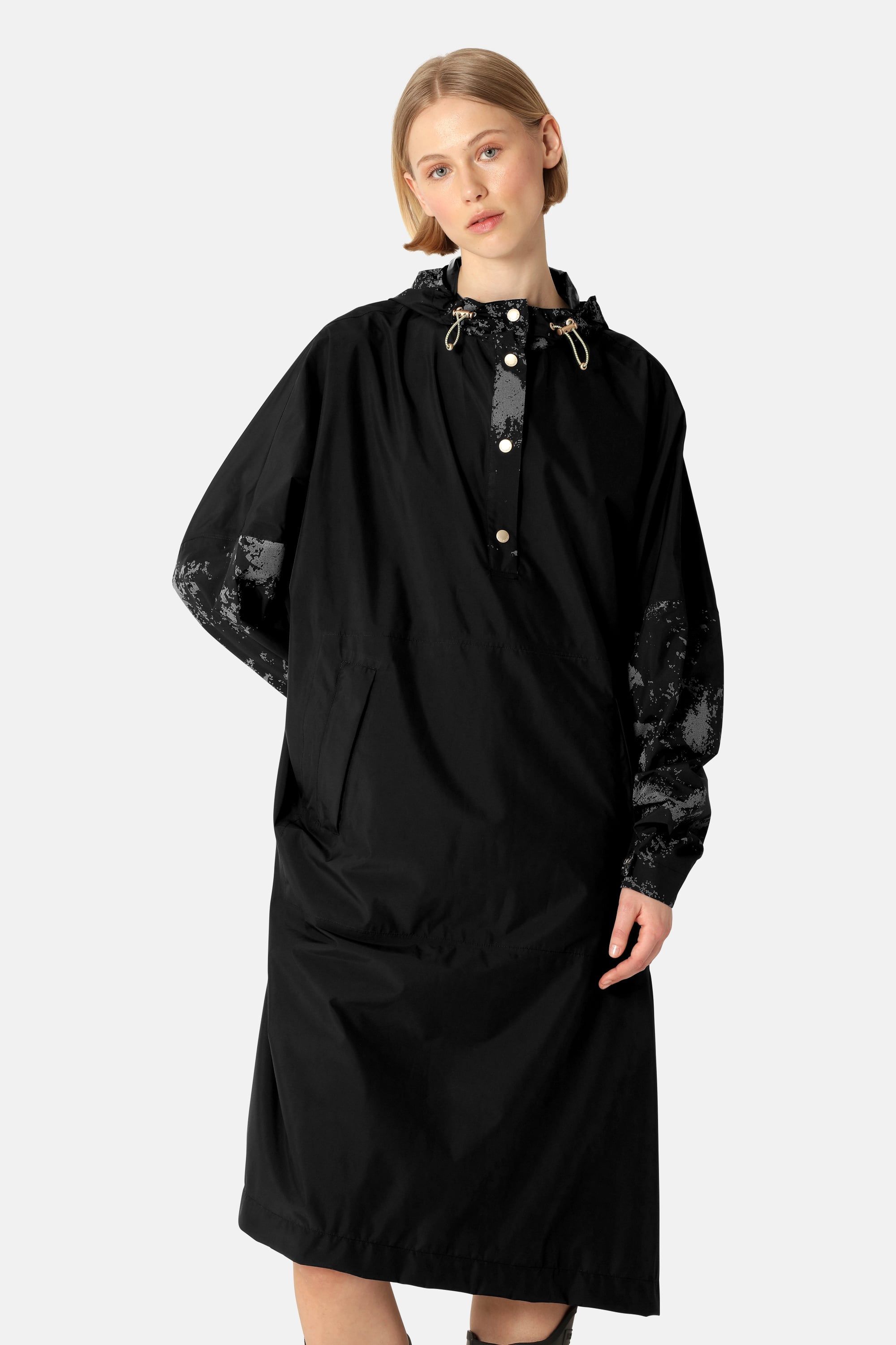 Poncho Raincoat - Black
