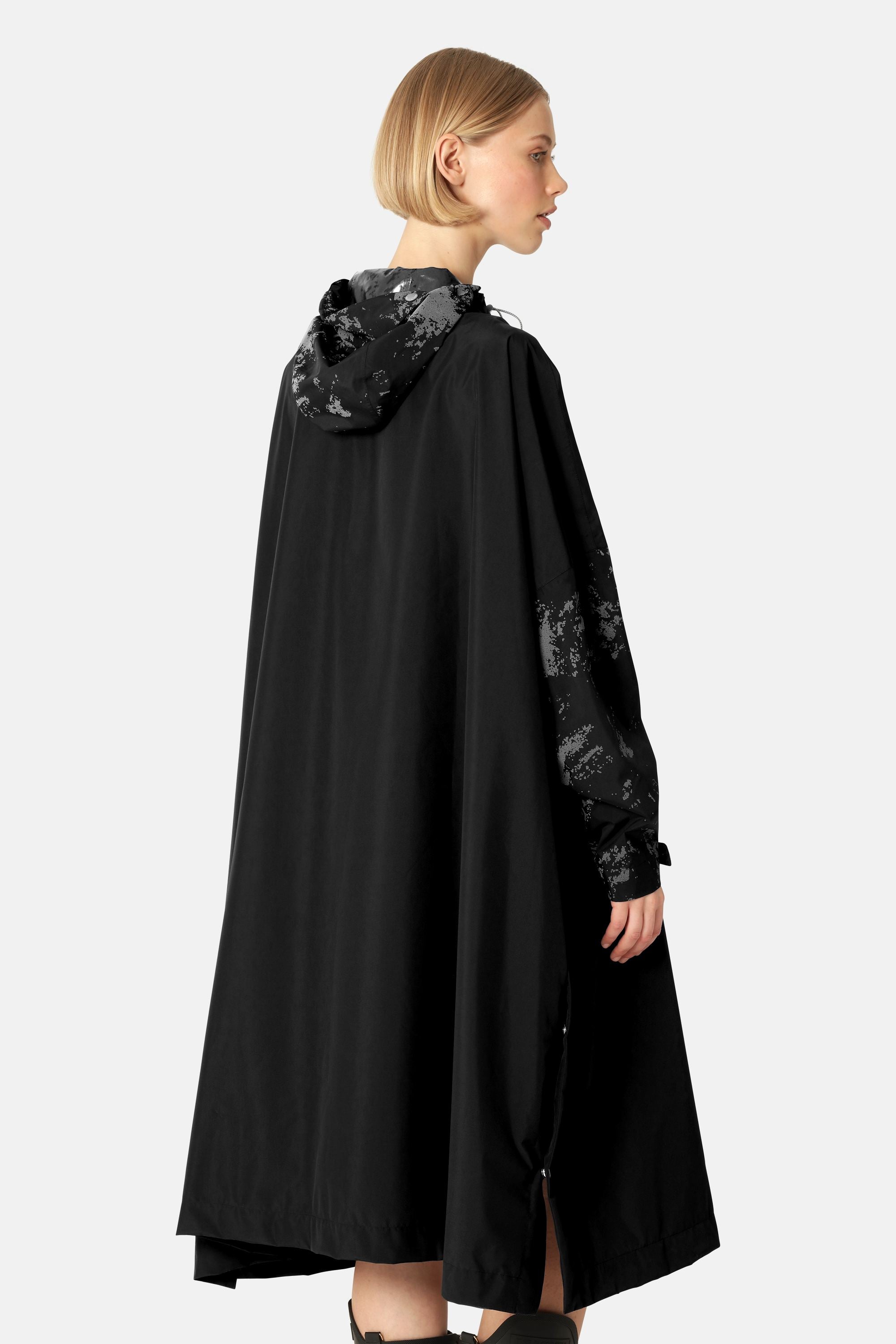 Poncho Raincoat - Black