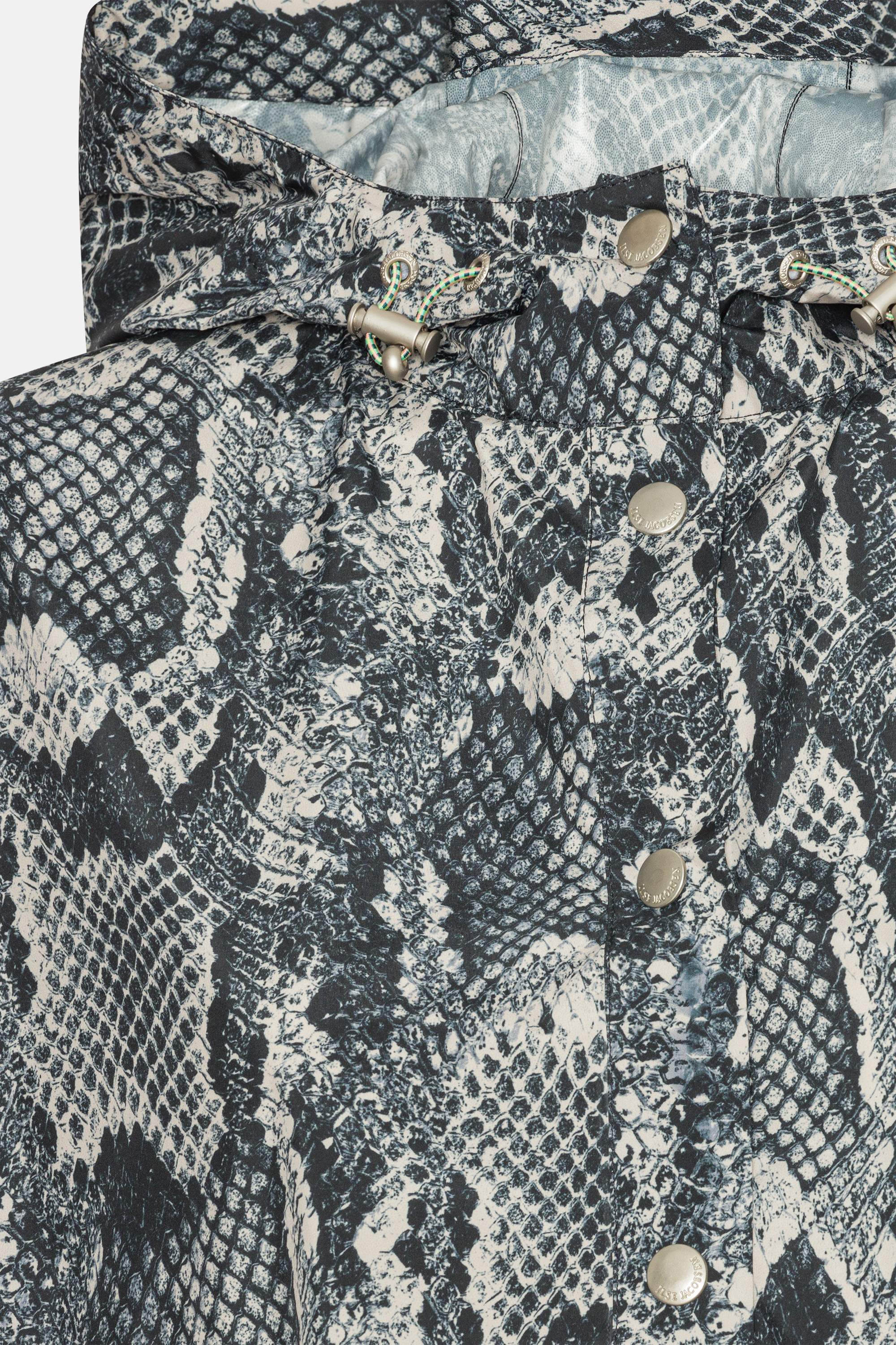 Poncho Raincoat - Dark Blue Snake