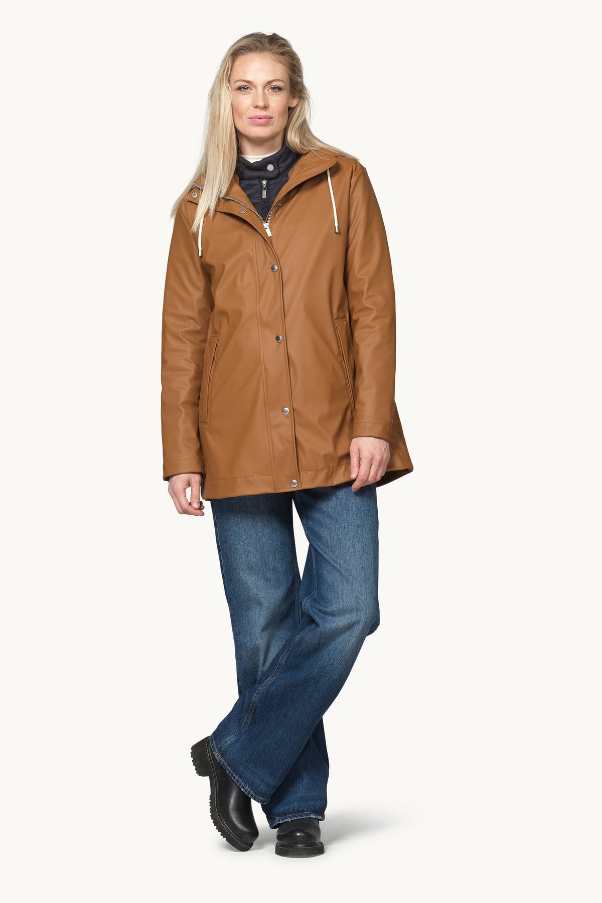 Short Rain Jacket - Toffee