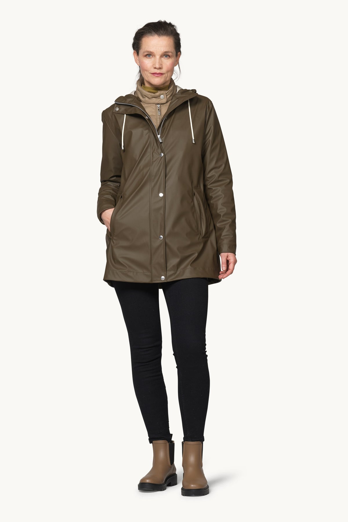 Short Rain Jacket - Wren