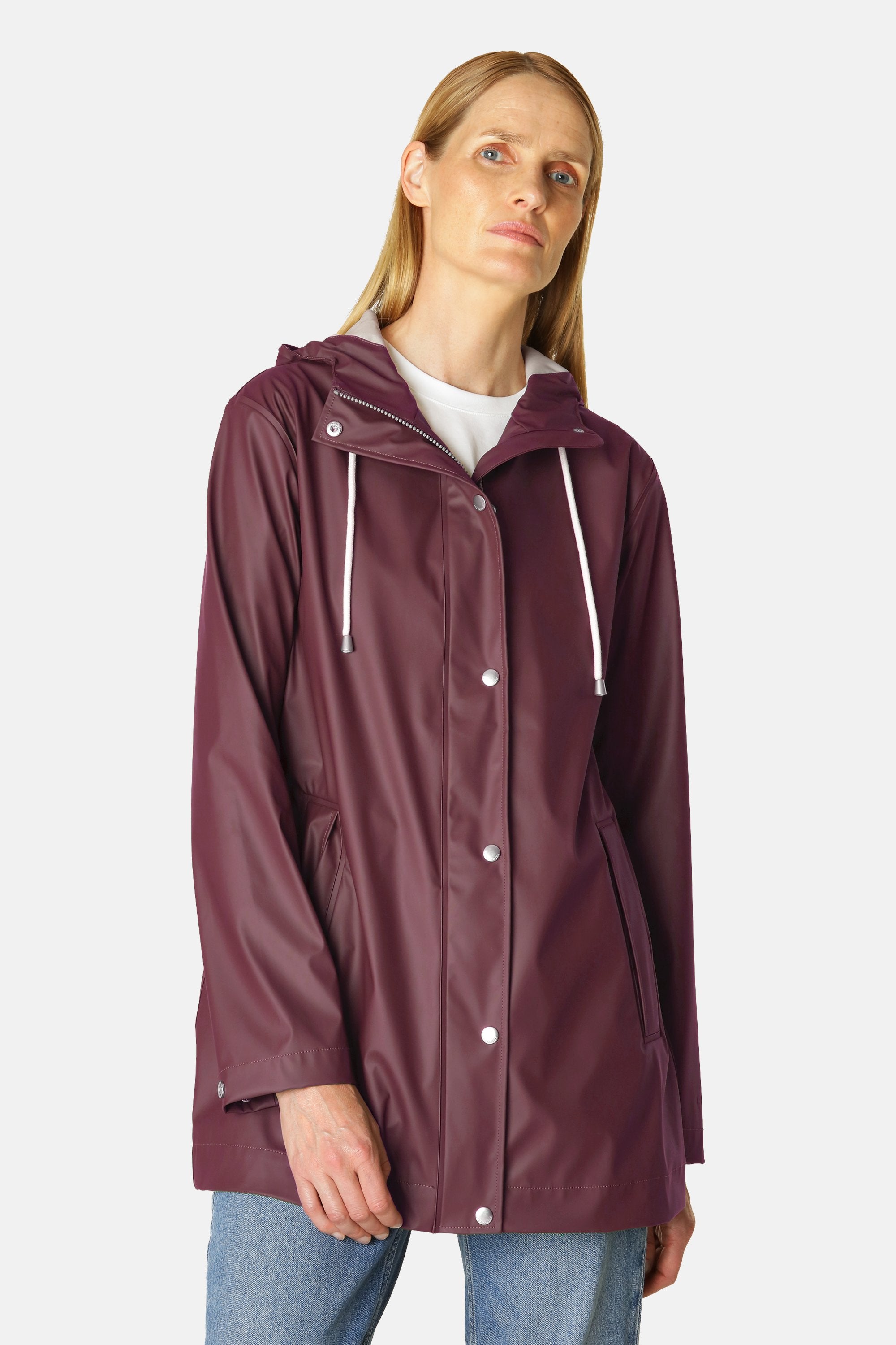 Light Raincoat - Maroon Banner