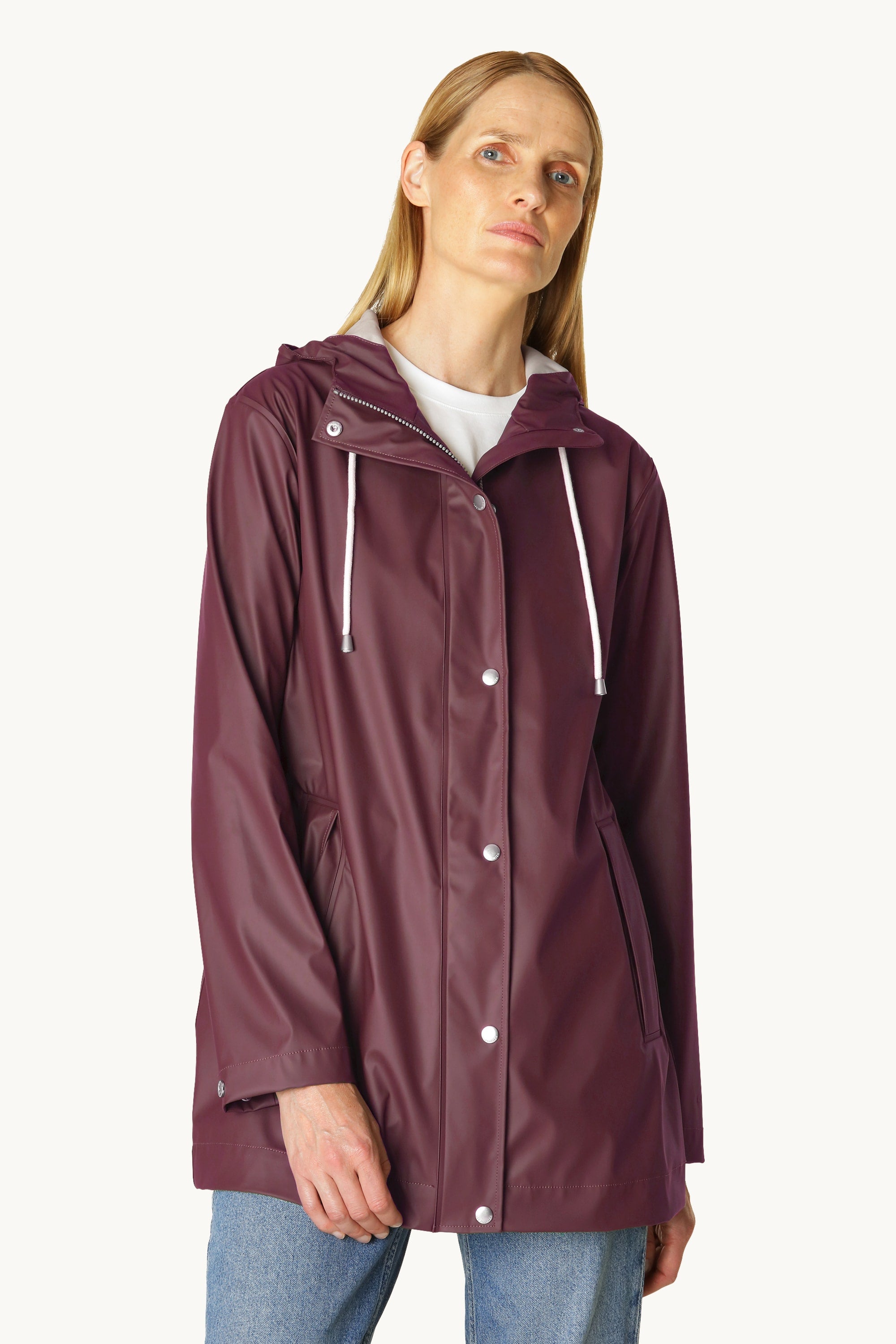 Light Raincoat - Maroon Banner