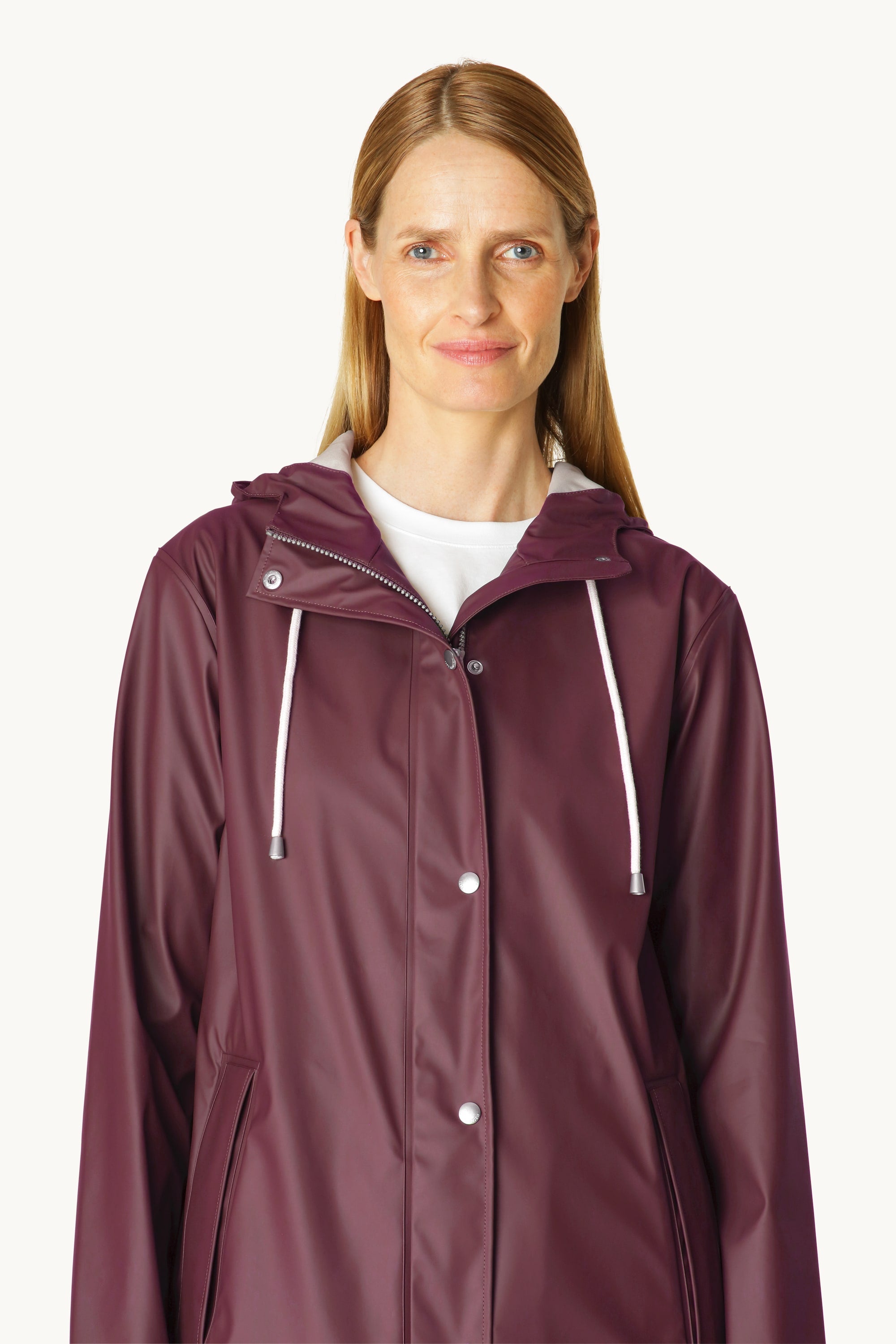 Light Raincoat - Maroon Banner