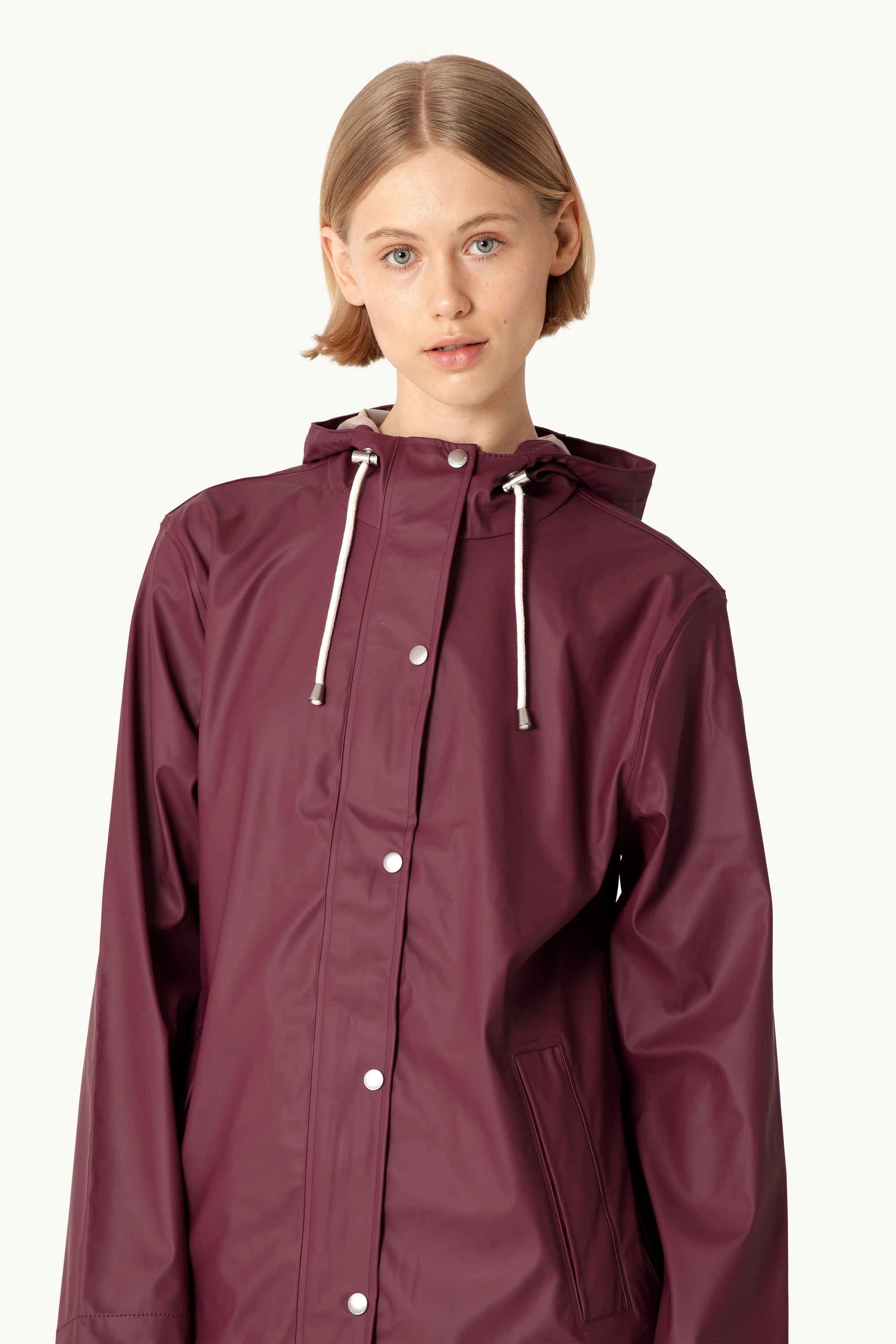Light Raincoat - Maroon Banner