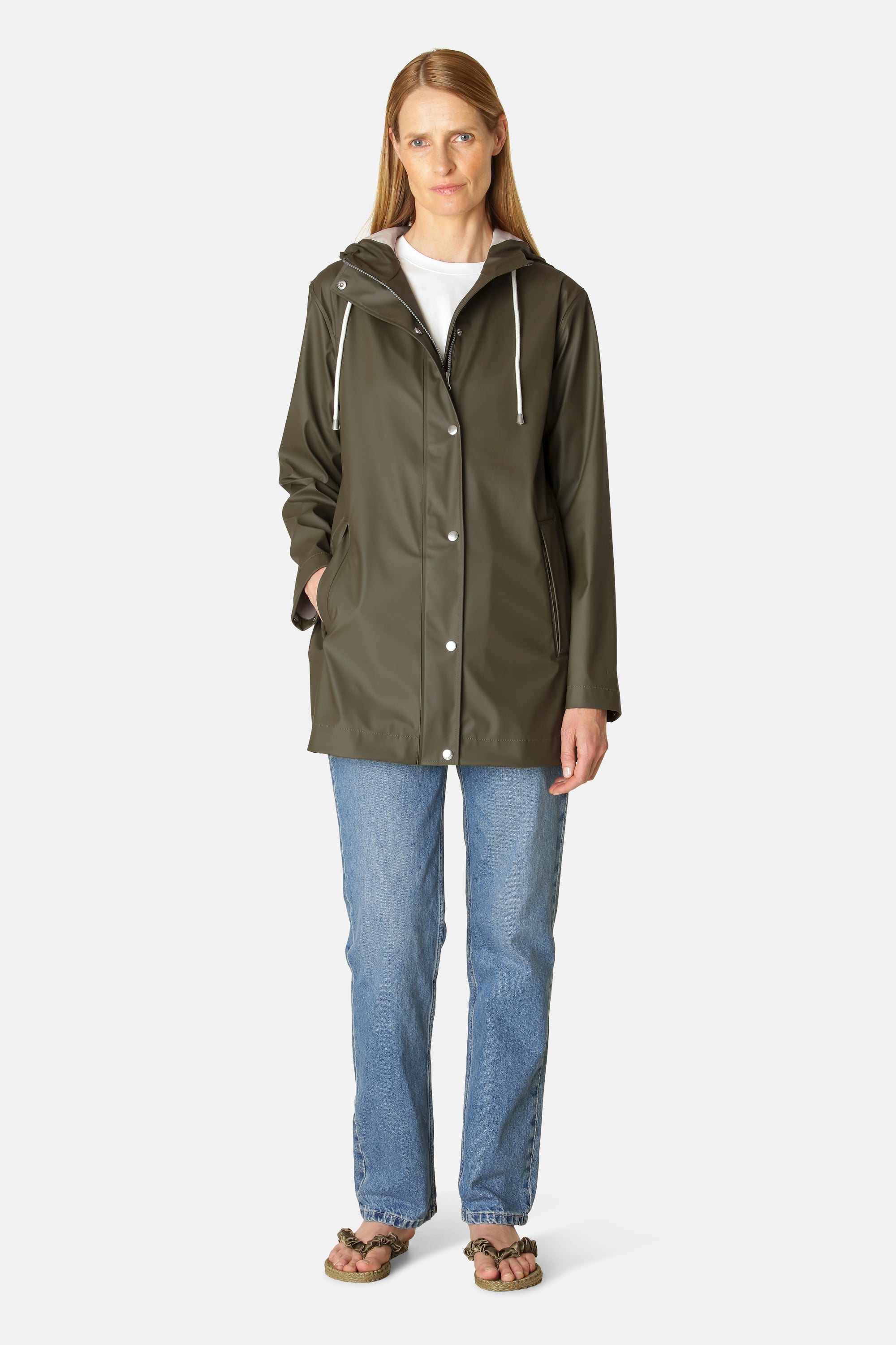 Light Raincoat - Army