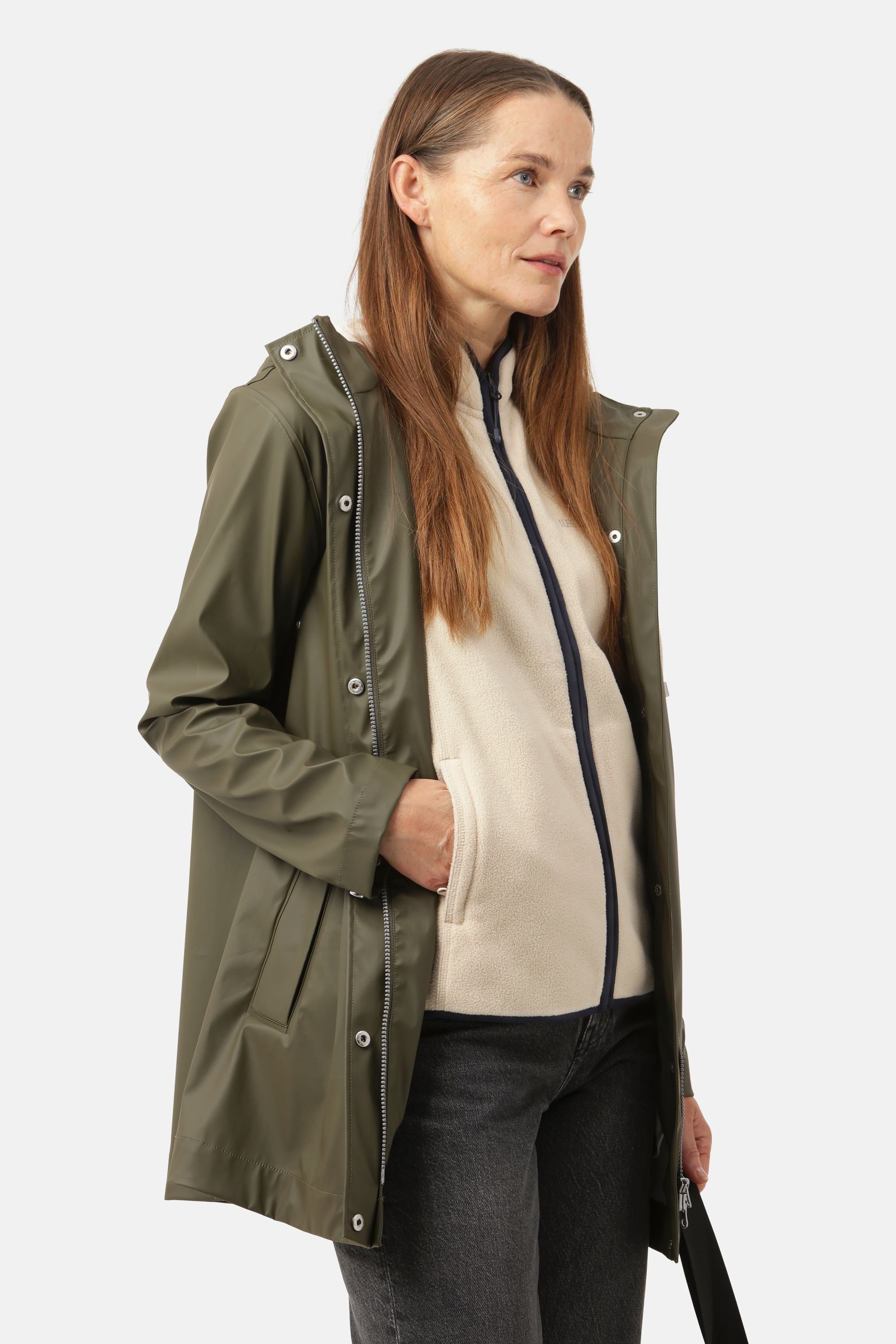 Light Raincoat - Army
