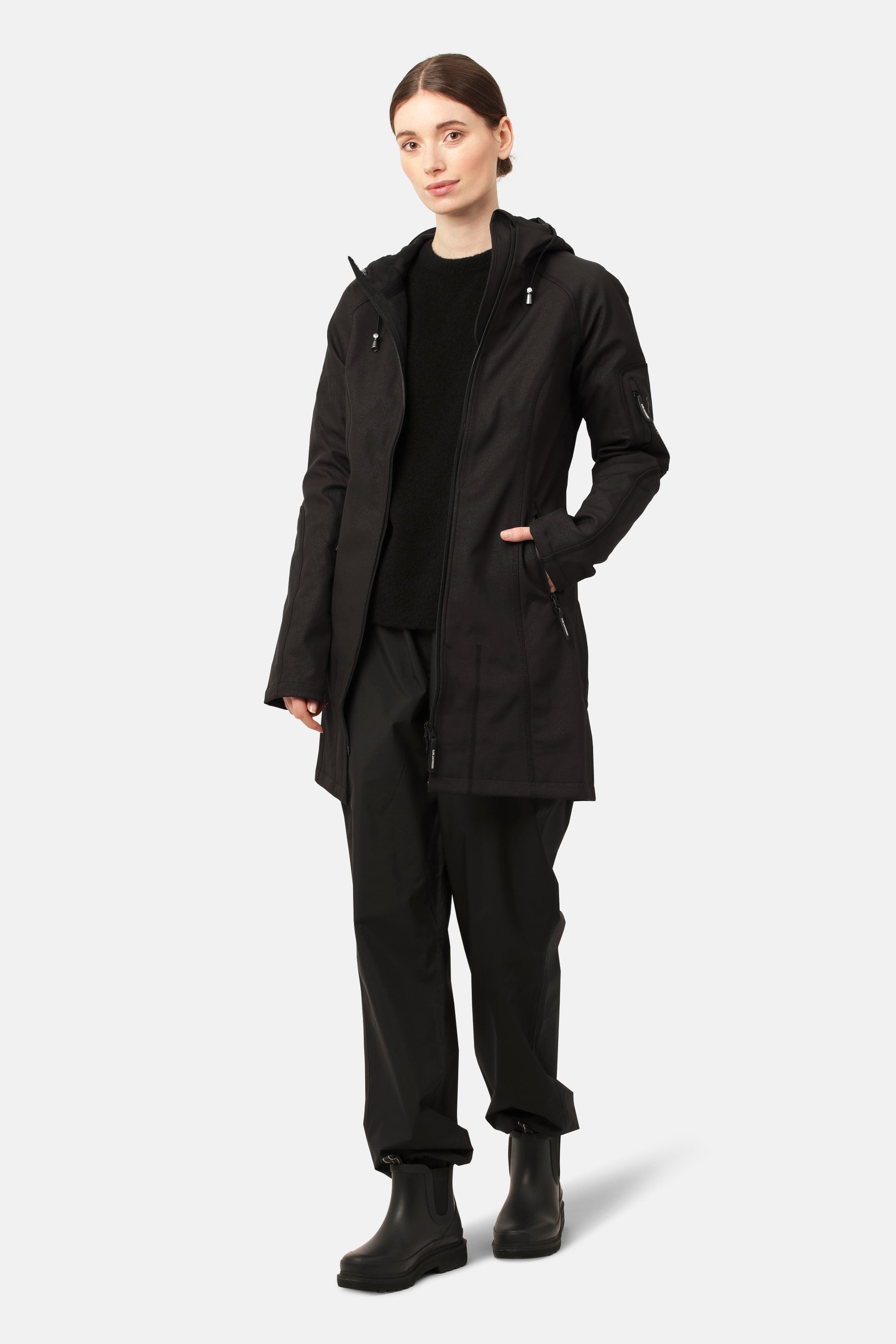 Softshell Raincoat - Black