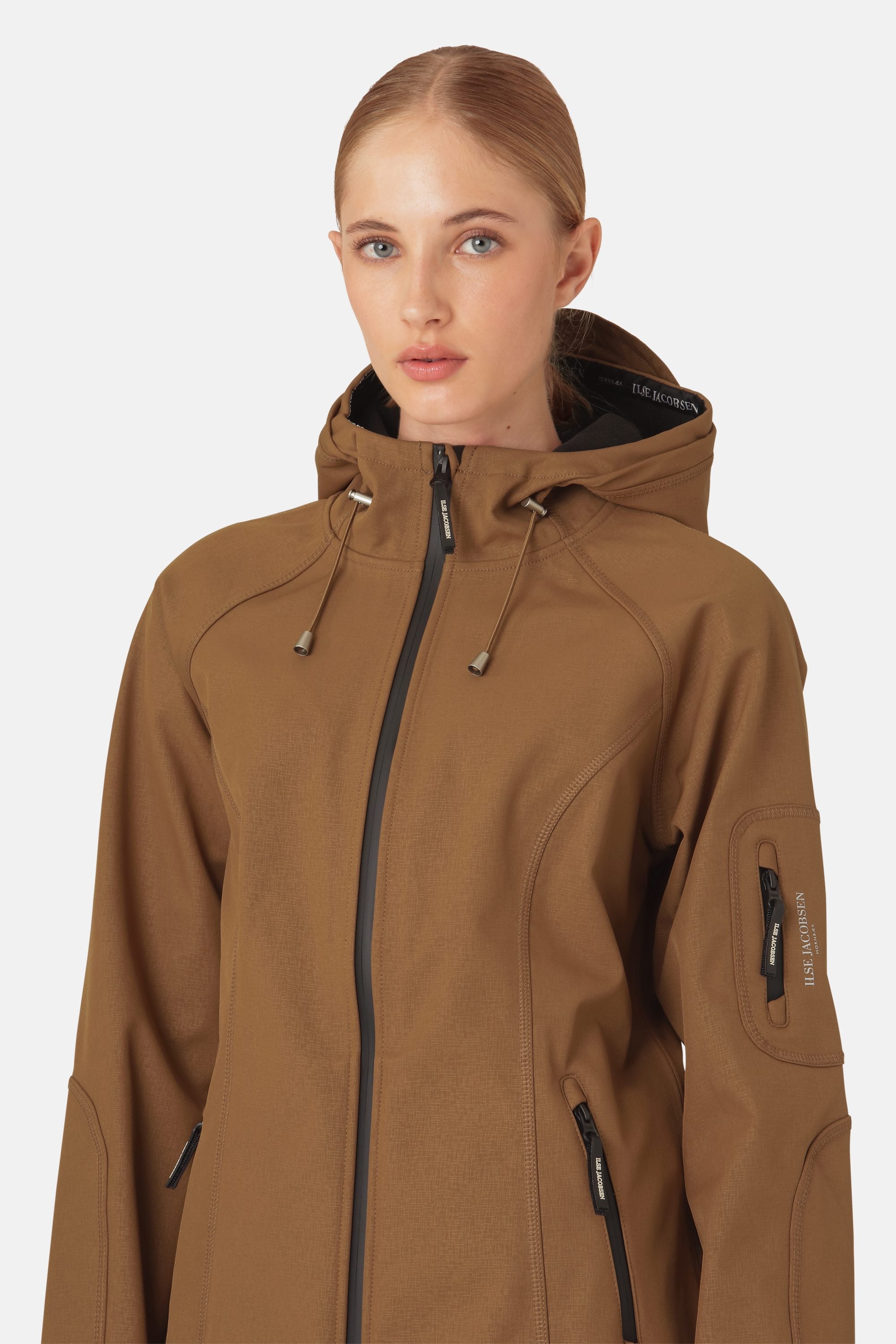 Softshell Raincoat - Walnut