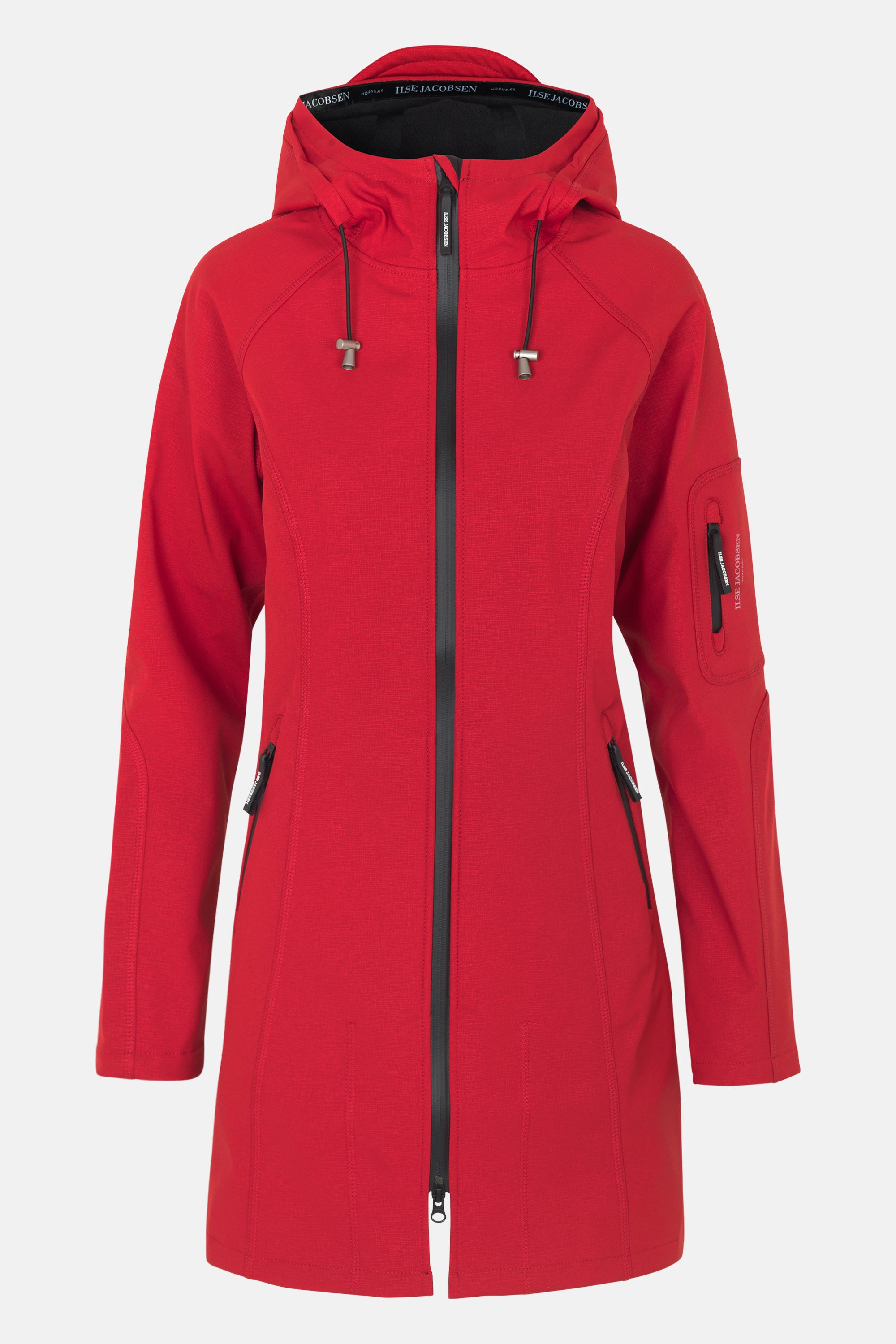 Softshell Raincoat - Deep Red