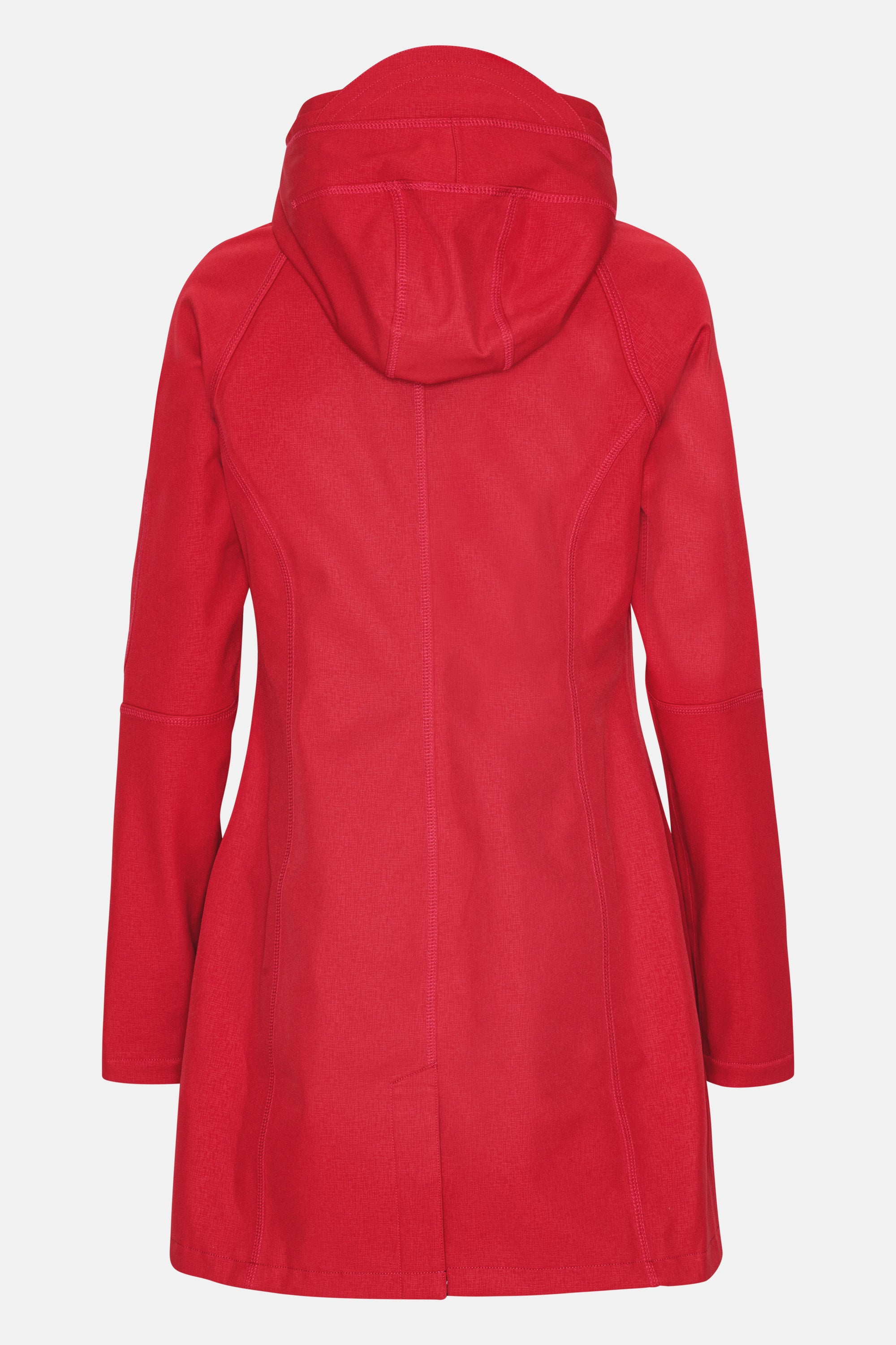 Softshell Raincoat - Deep Red