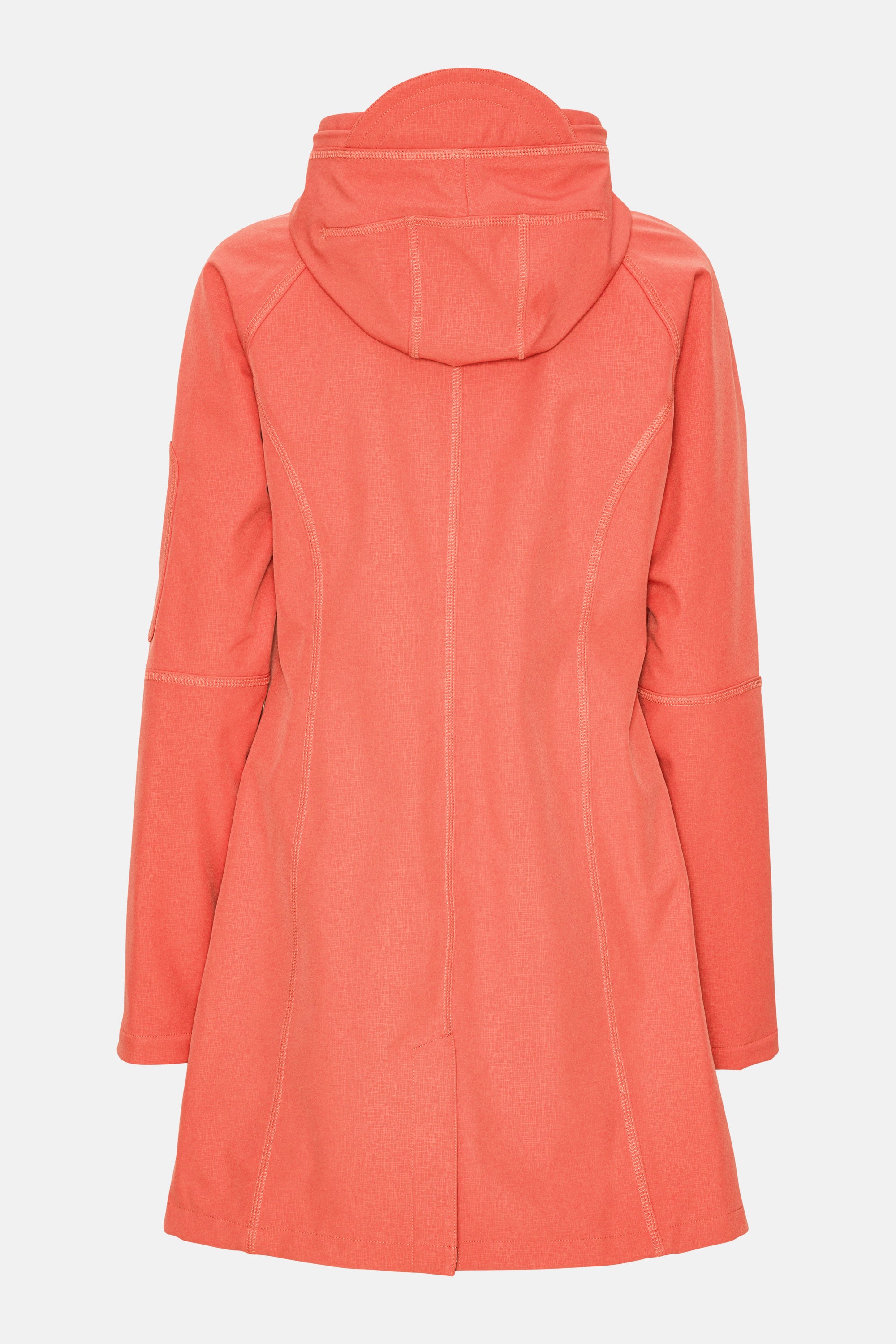 Softshell Raincoat - Spiced Coral