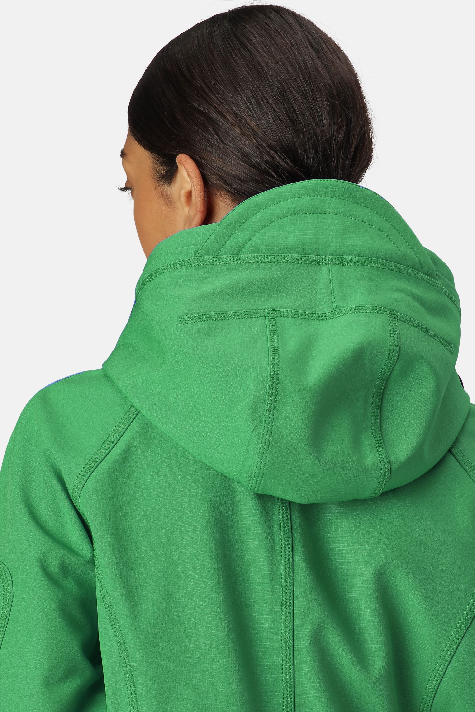 Long Softshell Raincoat - Evergreen
