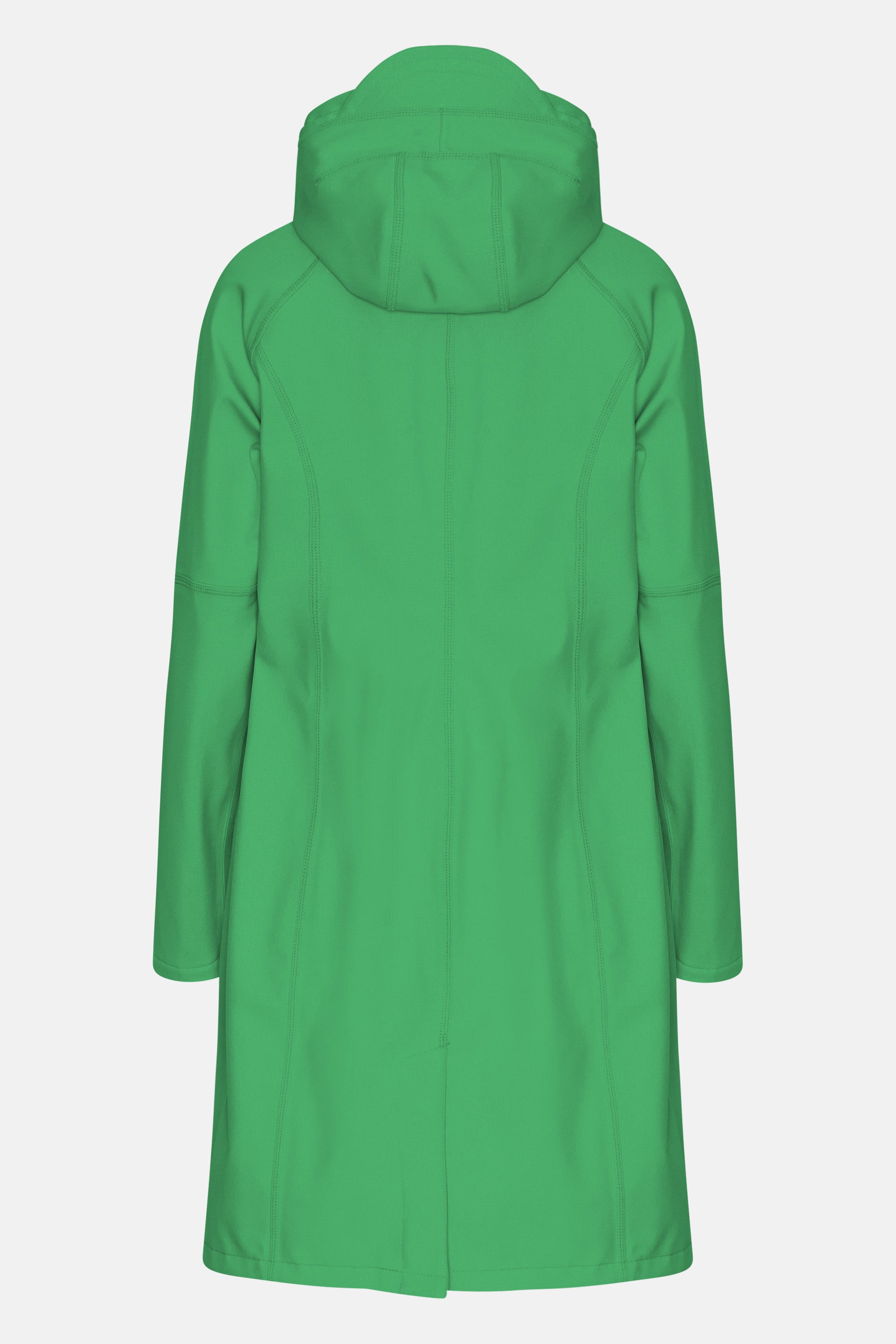 Long Softshell Raincoat - Evergreen
