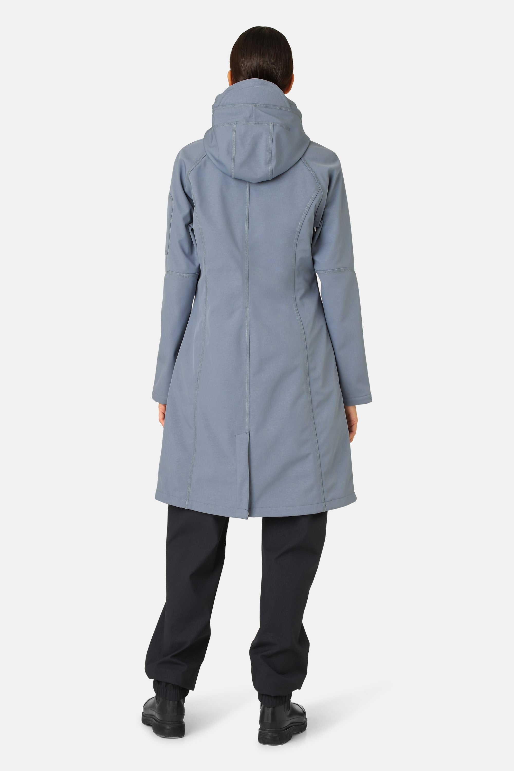 Long Softshell Raincoat - Winter Ocean