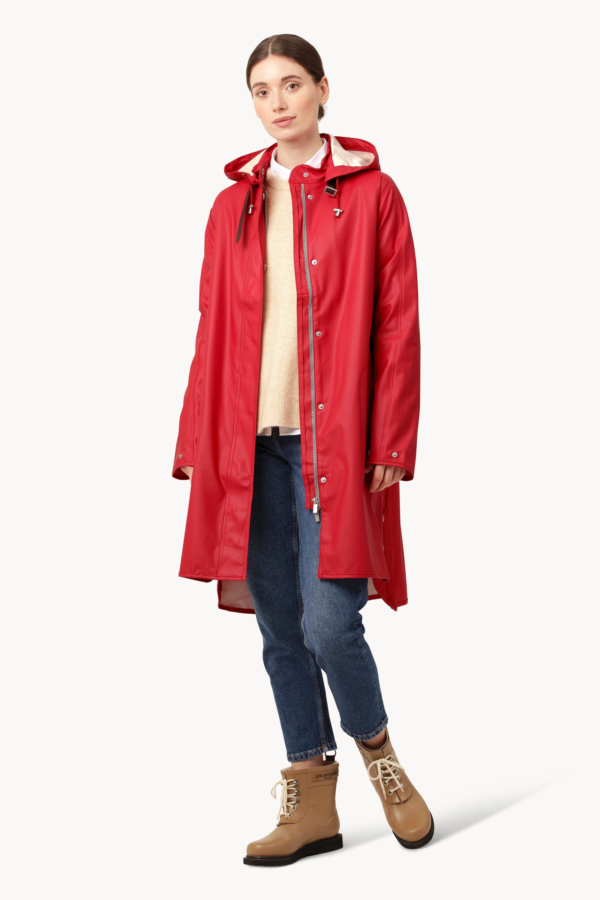 Light Raincoat - Deep Red